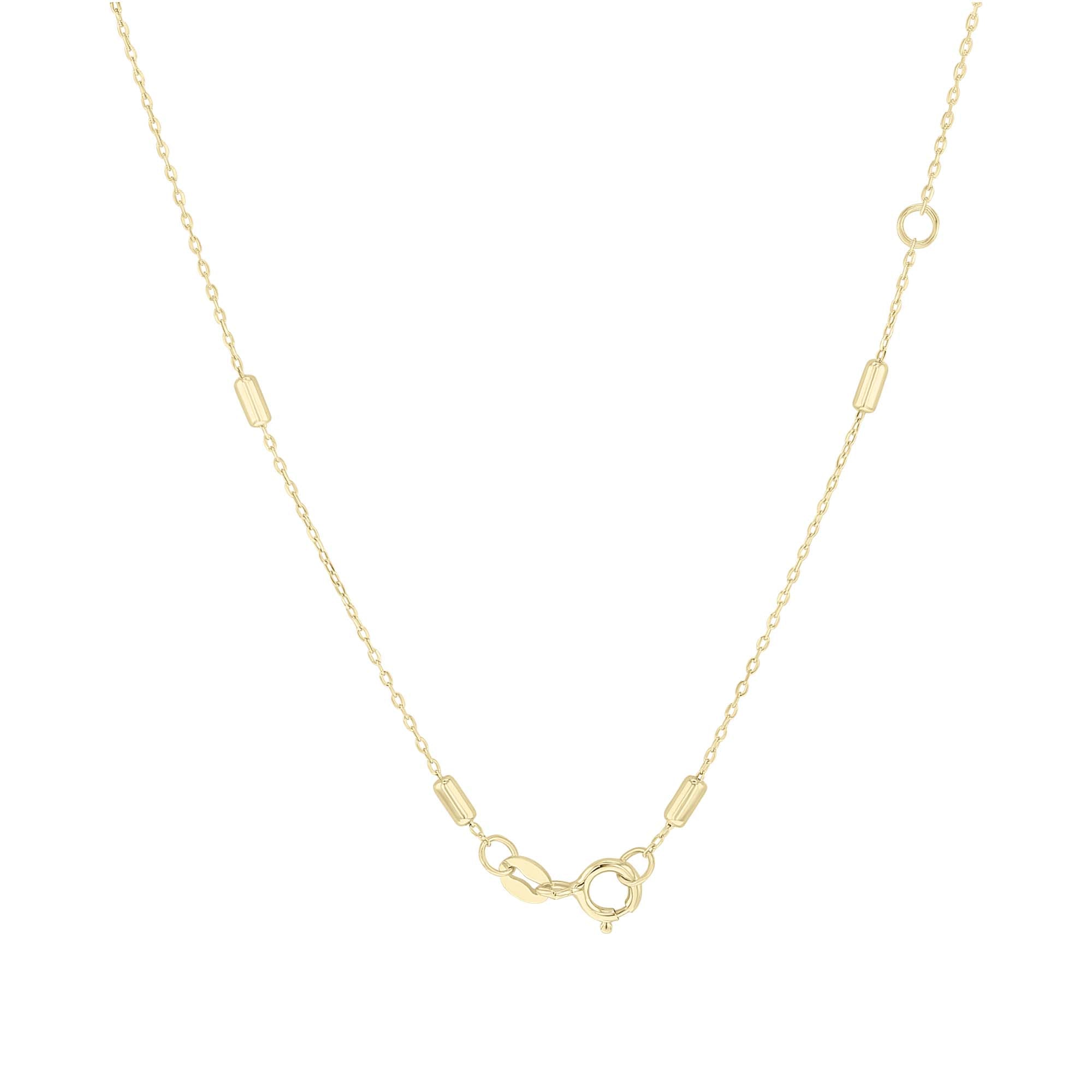 Melbourne Gold Barrel Station Chain Necklace