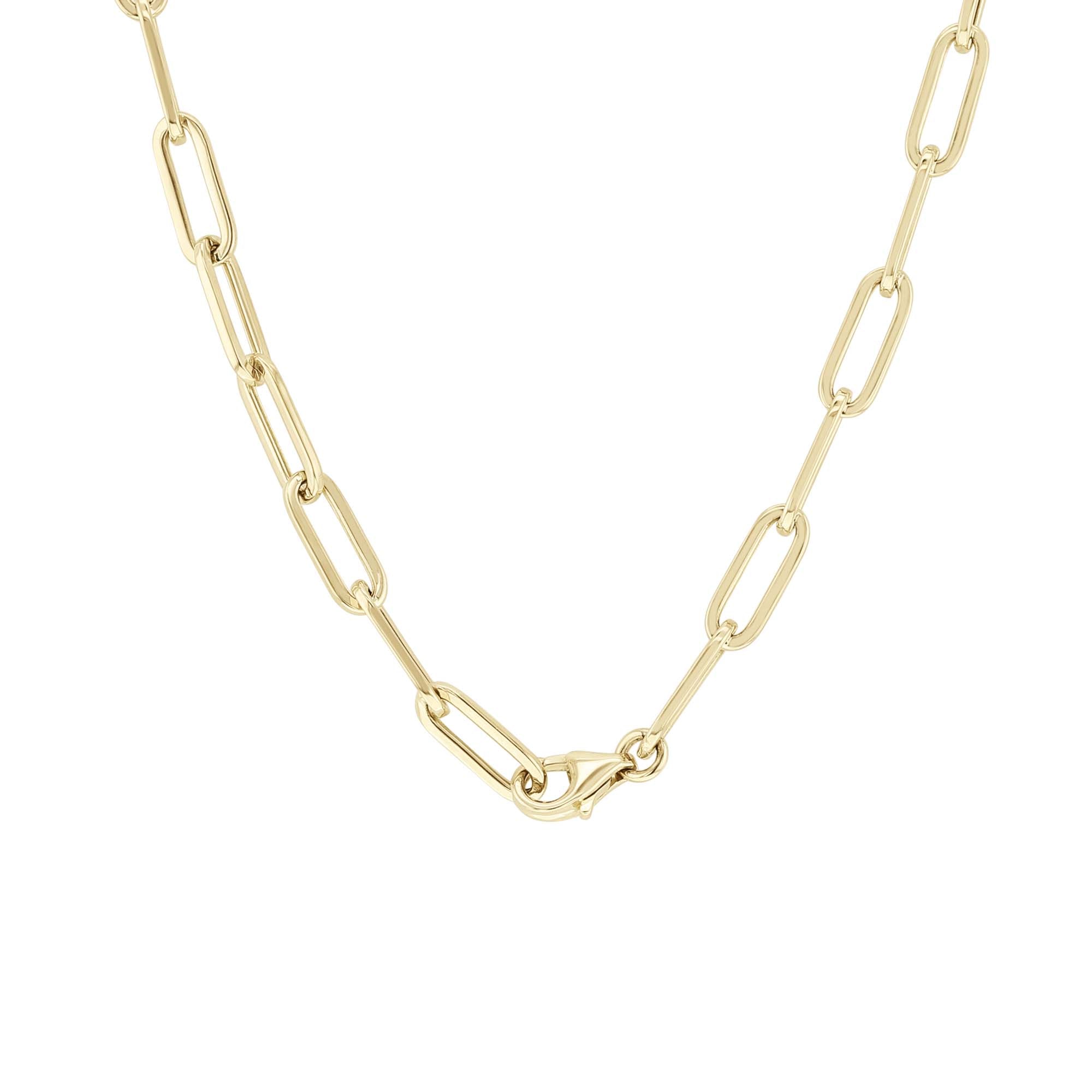 Parker Paper Clip Diamond Necklace