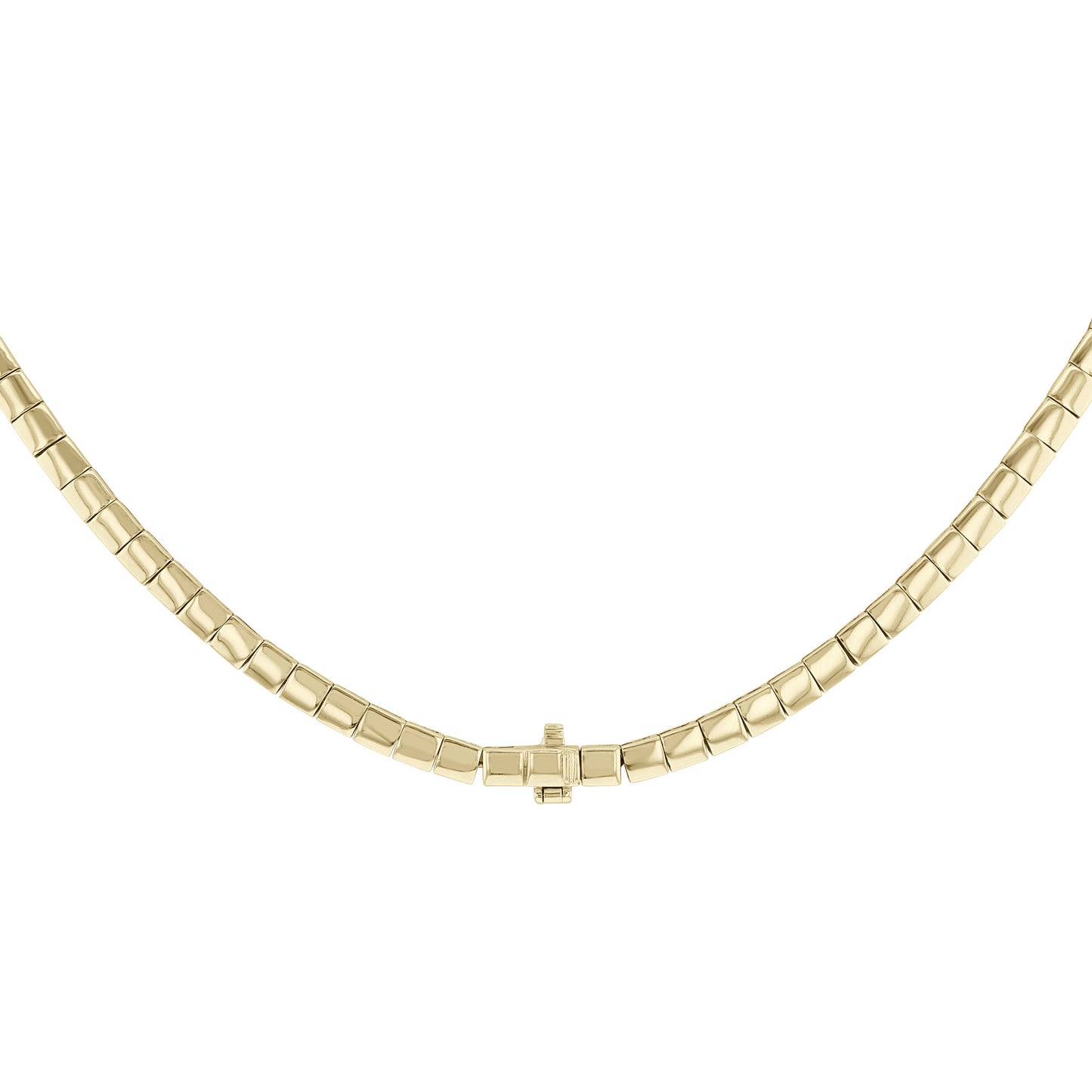 Omega Solitaire Diamond Necklace