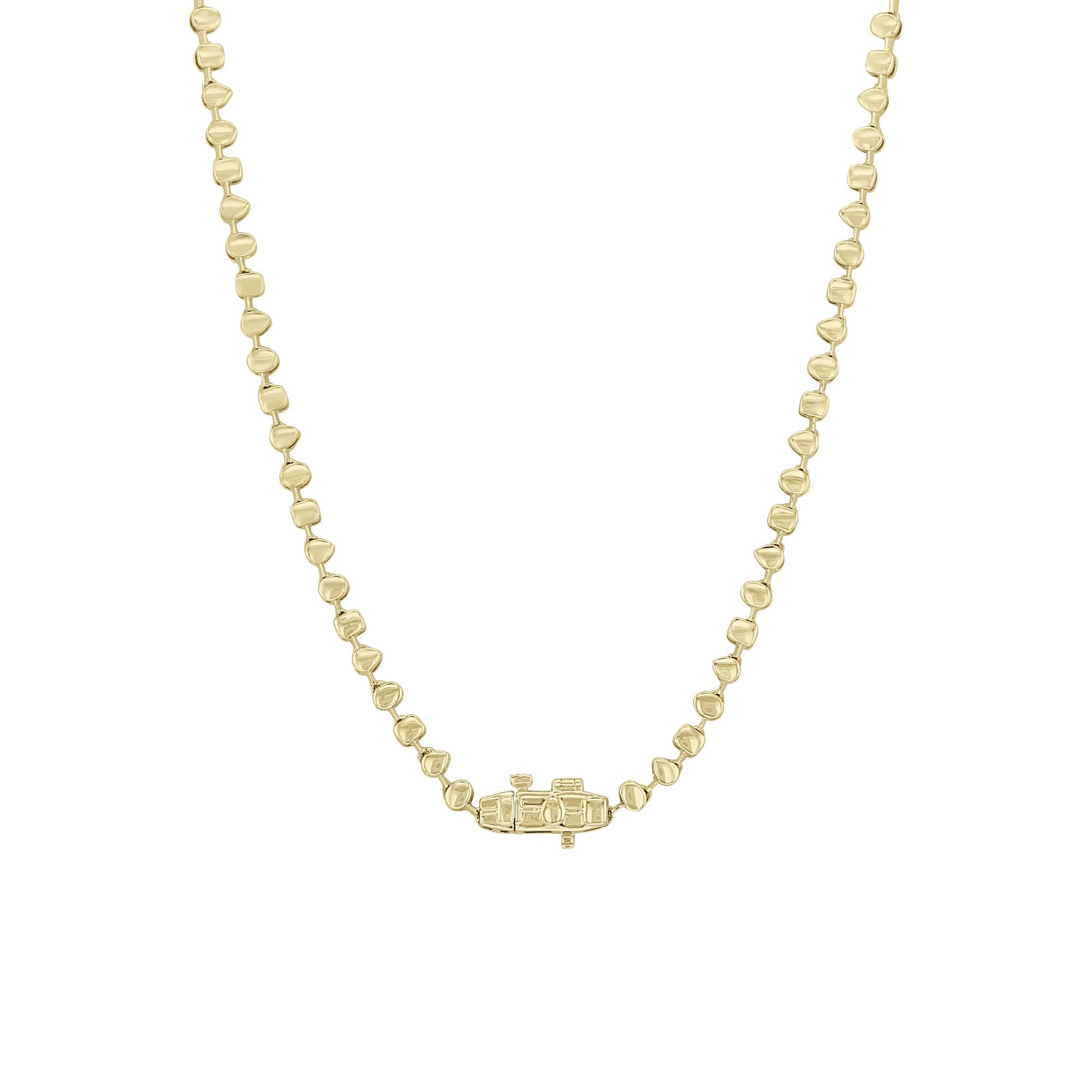 Fabrizia Fancy Diamond Tennis Necklace