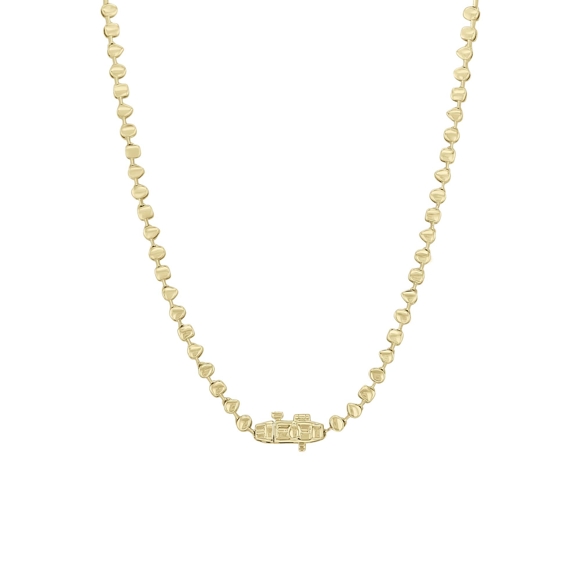 Fabrizia Fancy Diamond Tennis Necklace
