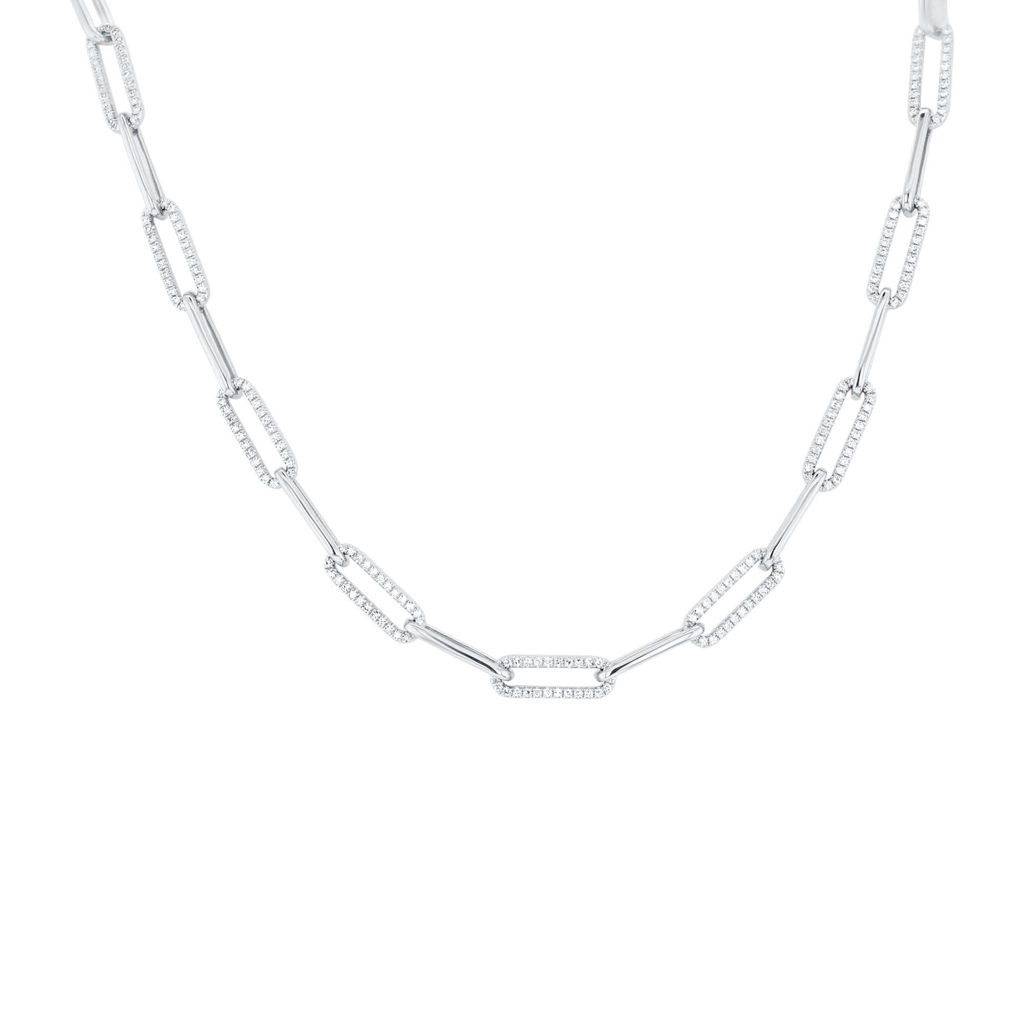 アクセサリー CH paper chain necklace 48cm Chrome Hearts CH Paper Chain Necklace in Sterling Silver
