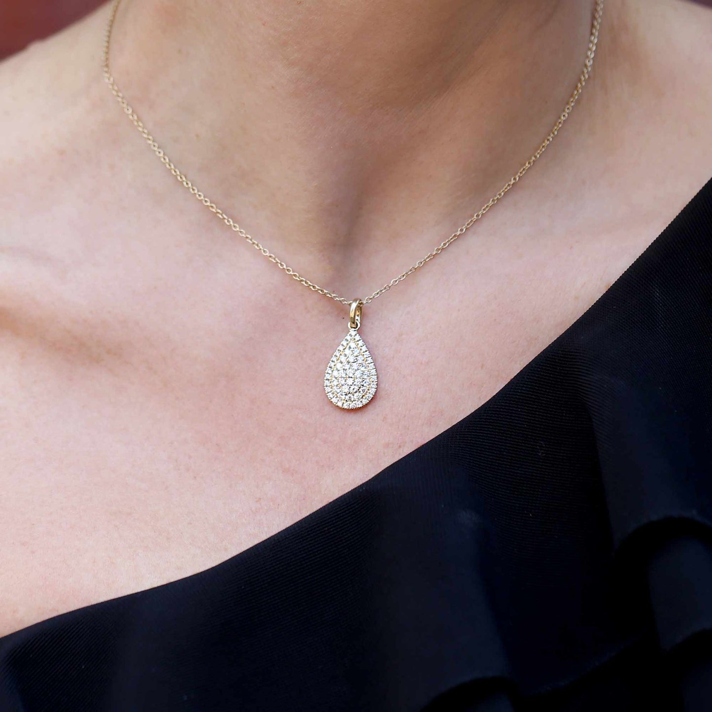 Monaco Diamond Drop Necklace
