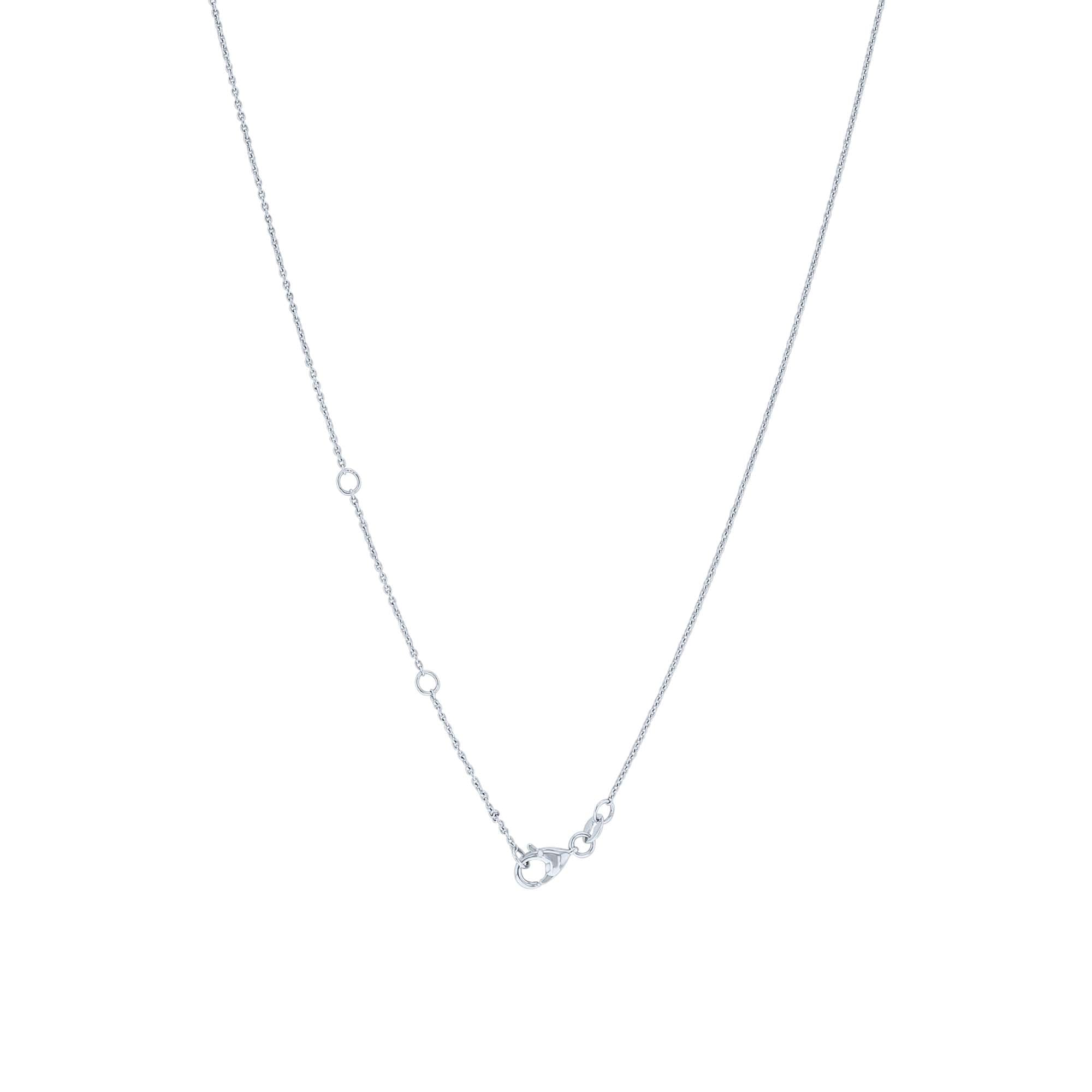 Classic Bezel Station Diamond Necklace 3/4ct