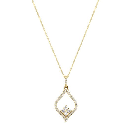 Open Cluster Diamond Necklace