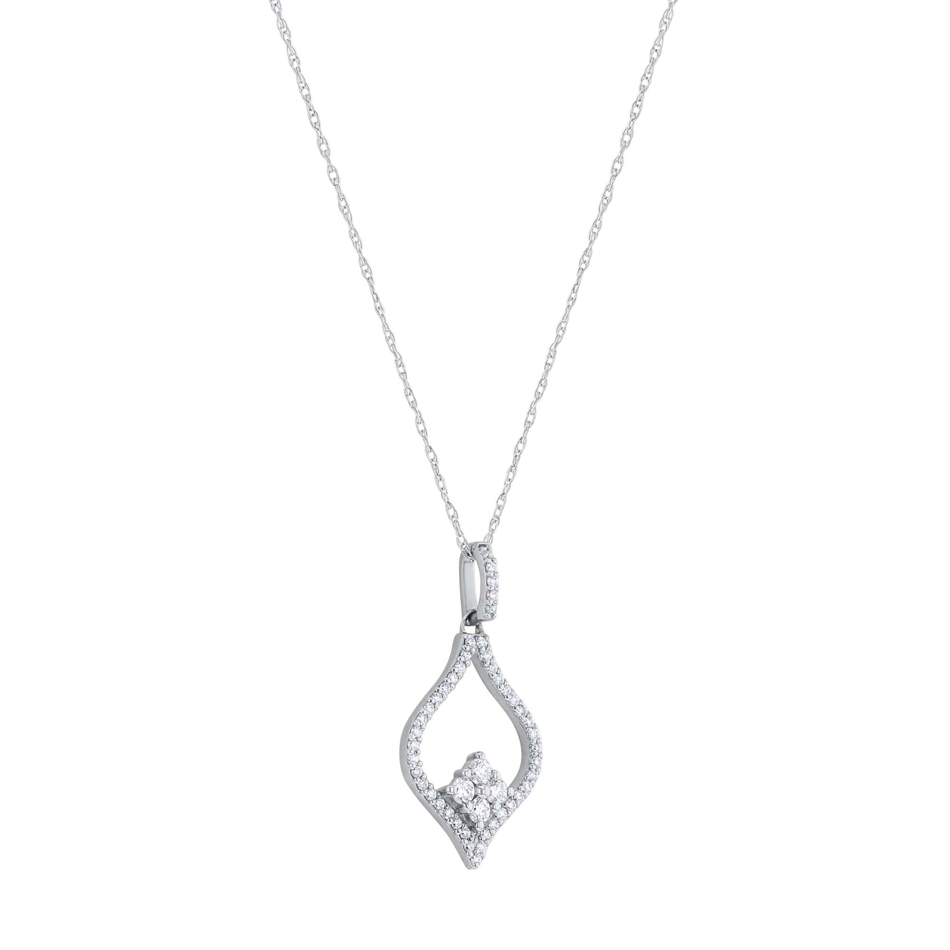 Open Cluster Diamond Necklace