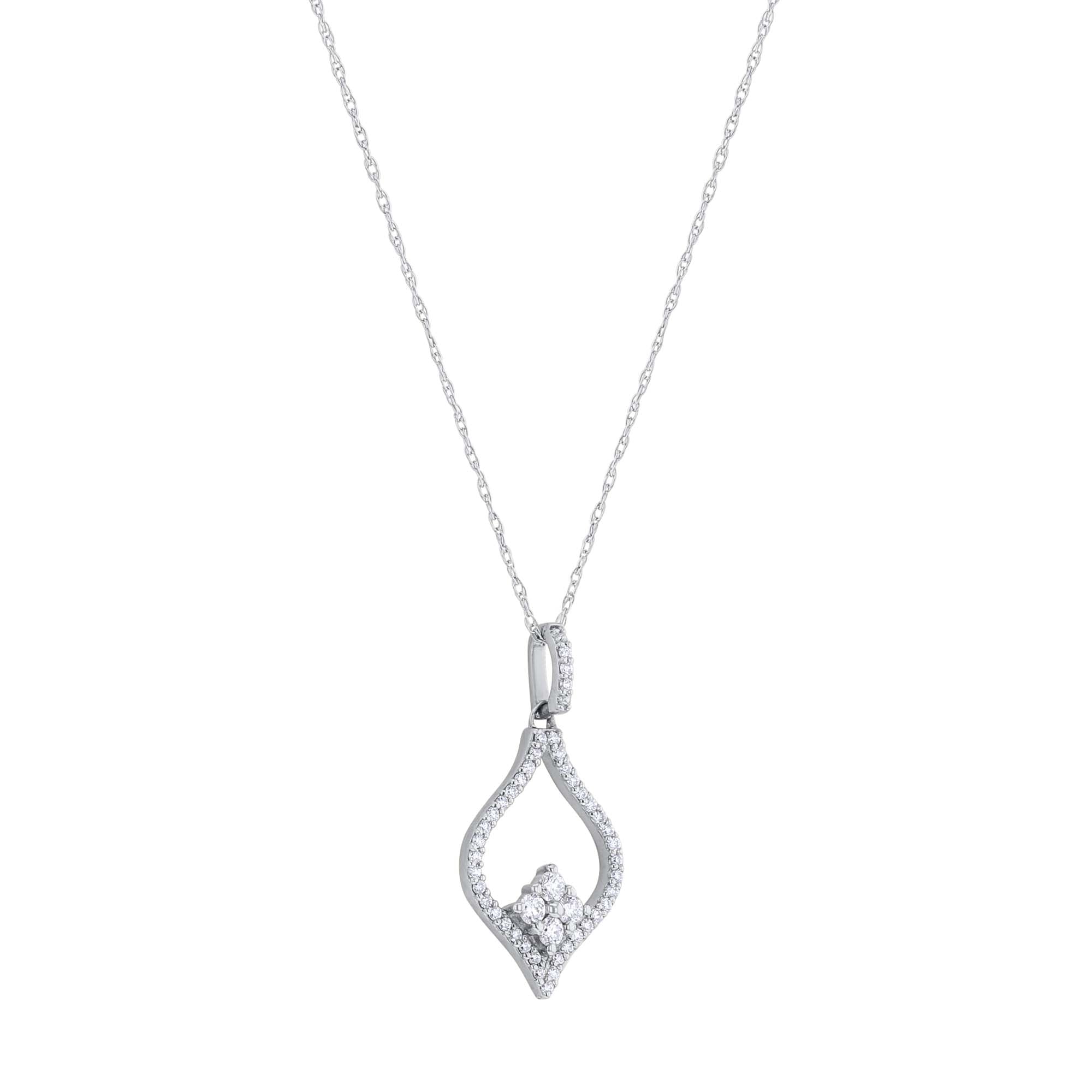Open Cluster Diamond Necklace