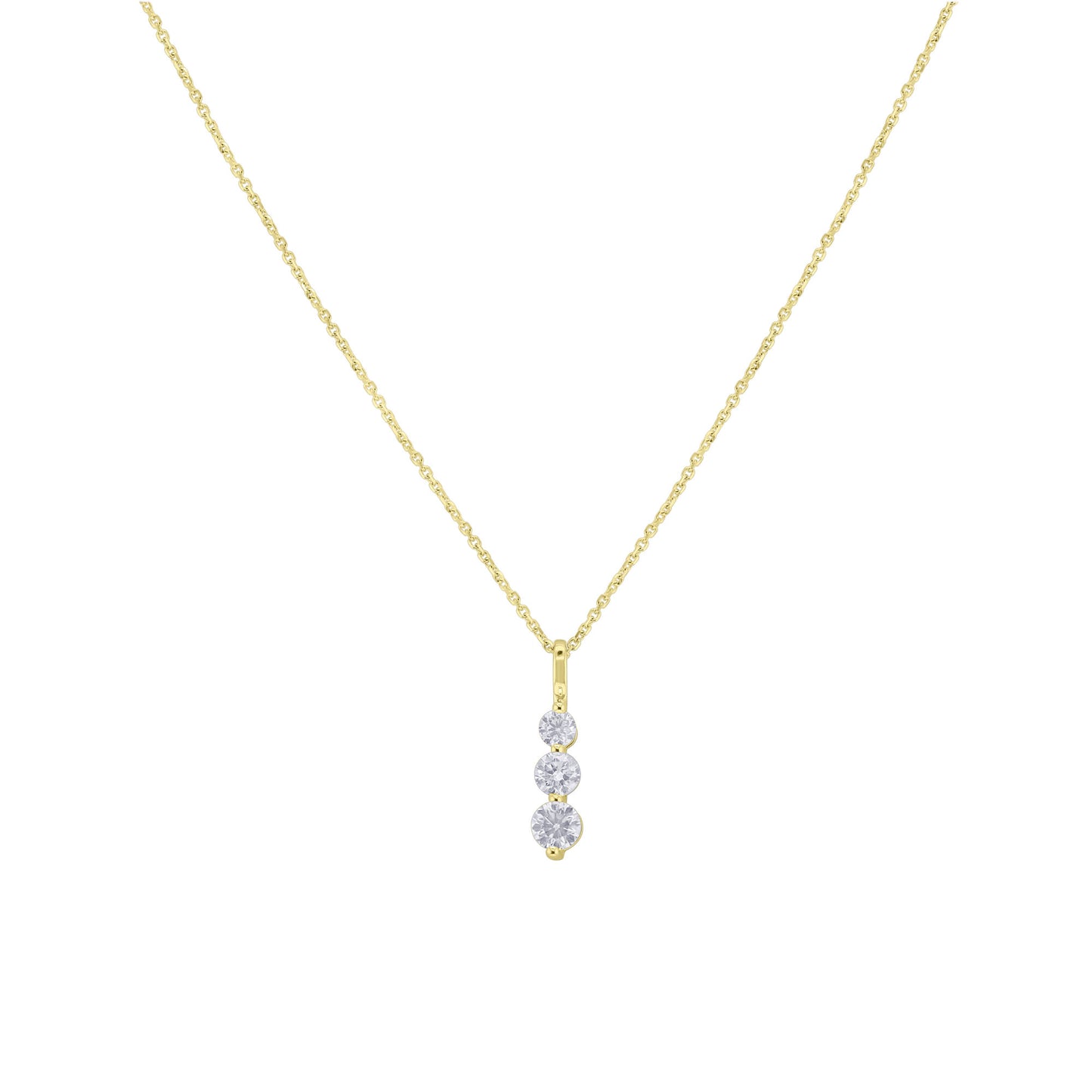 Journey Diamond Necklace 1ct