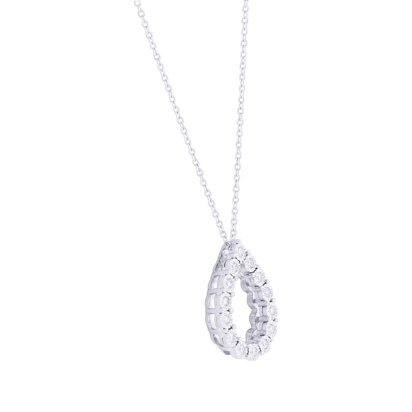 Mirage Dewdrop Diamond Pendant 1/7ct