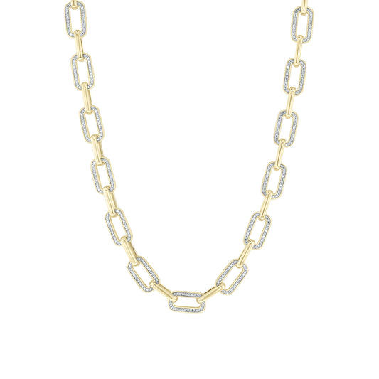 Hepburn Diamond Chain Link Necklace