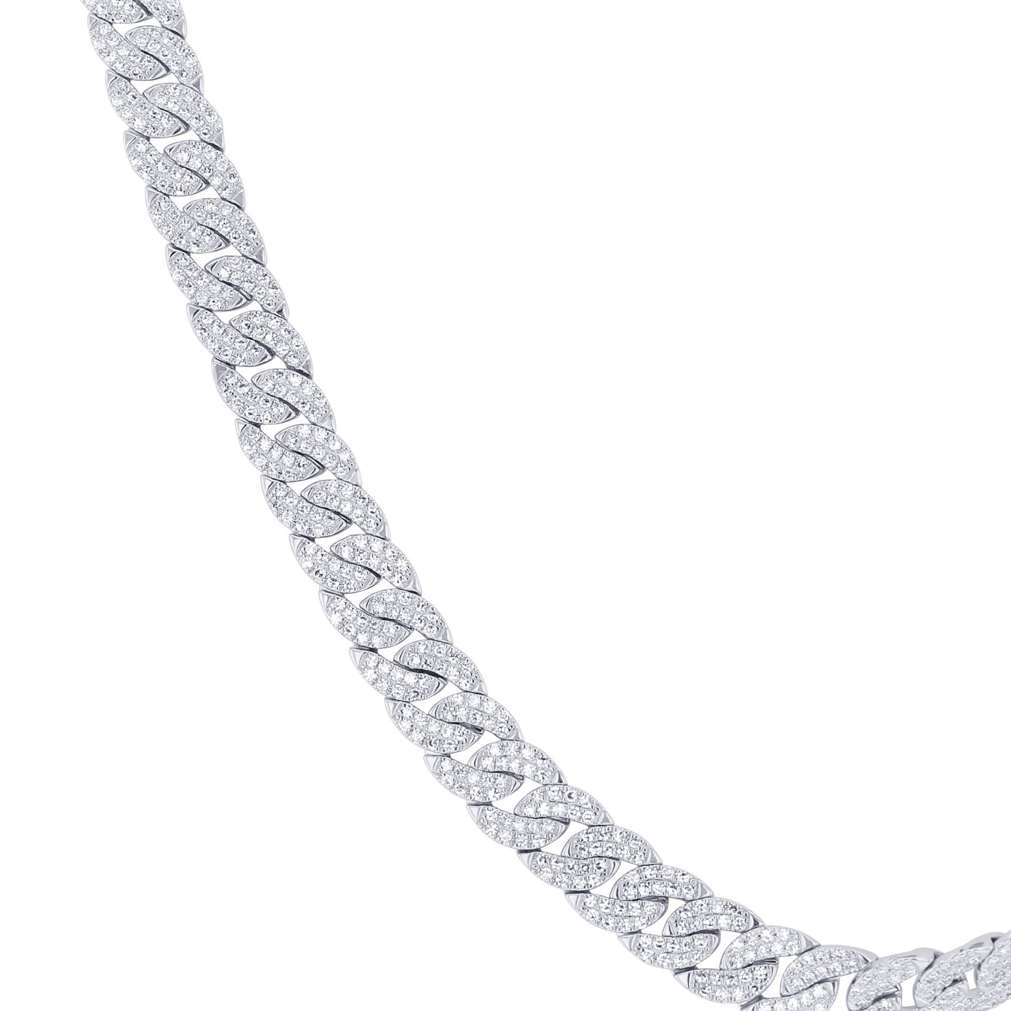 Vail Pave Diamond Tennis Necklace