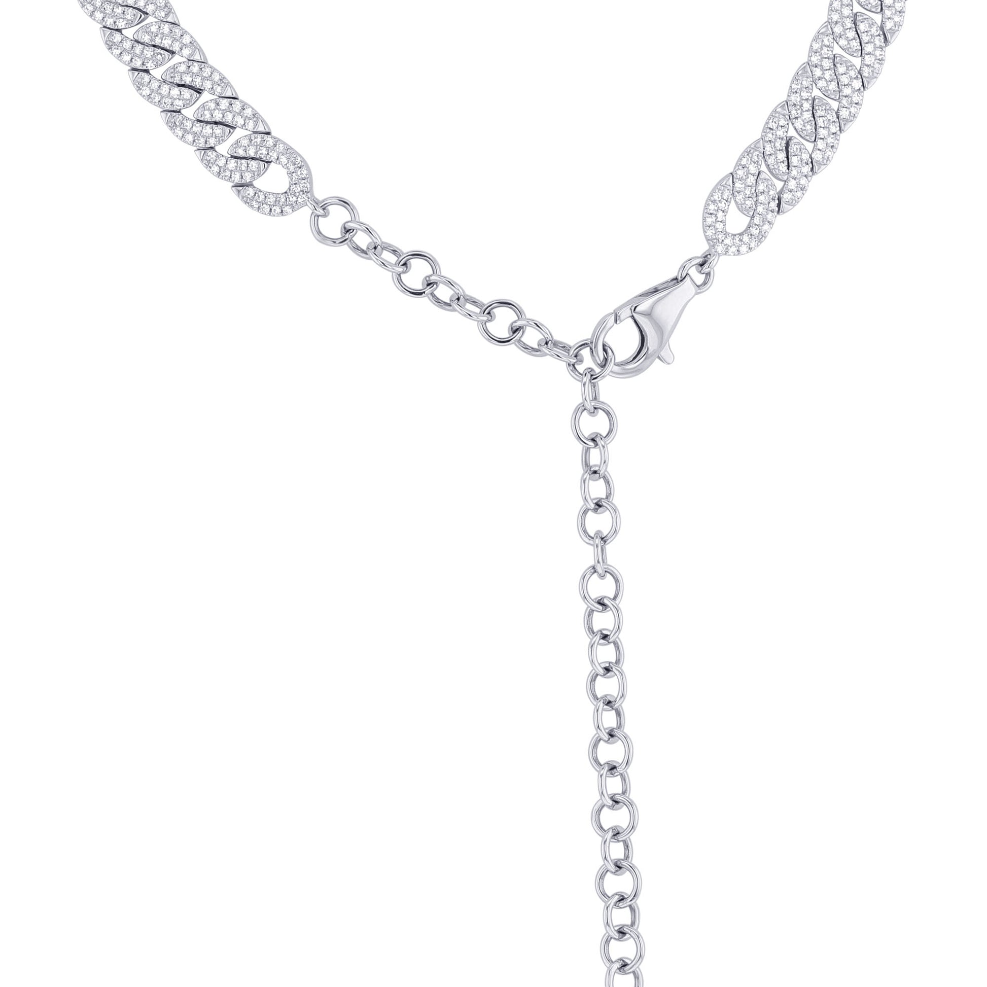 Vail Pave Diamond Tennis Necklace