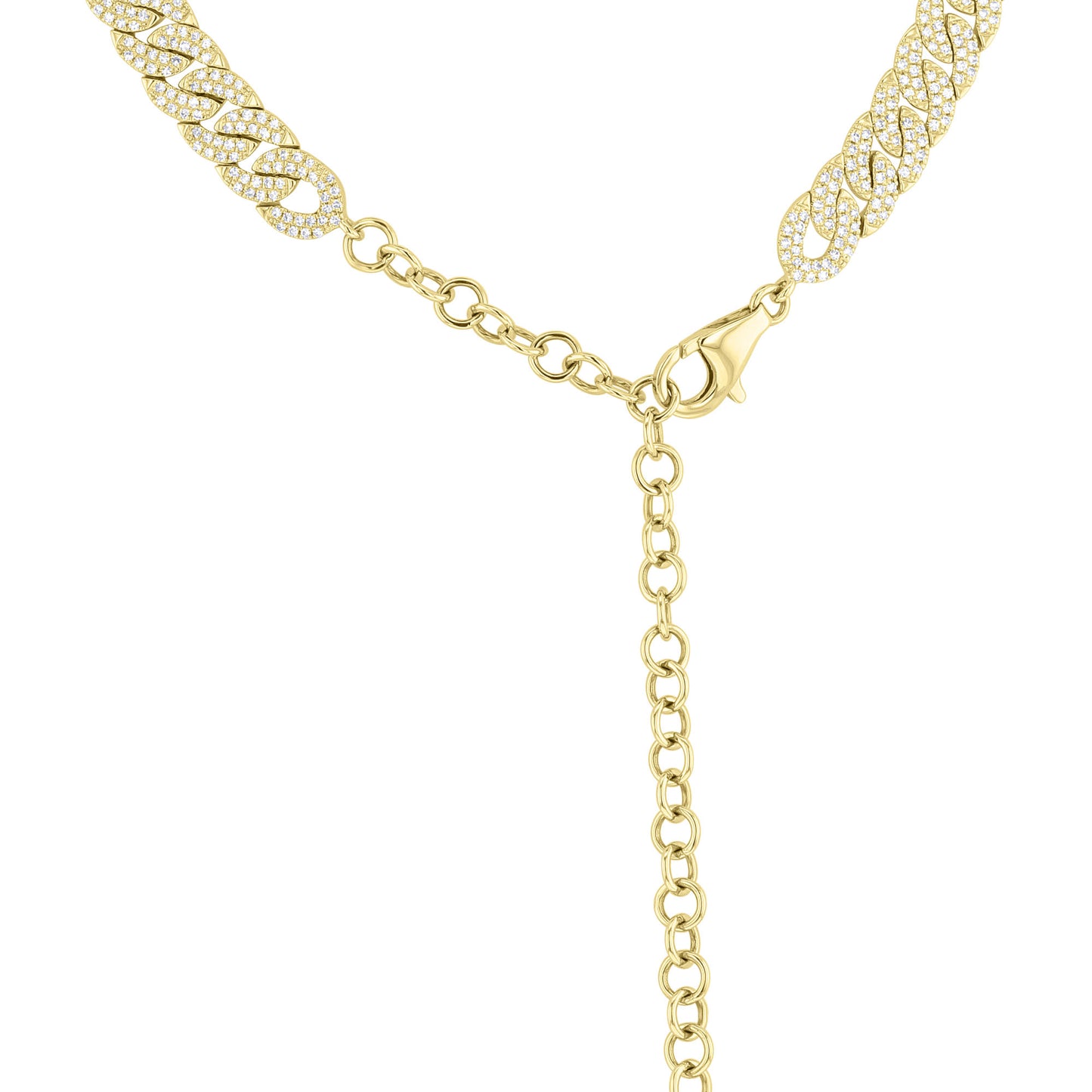 Vail Pave Diamond Tennis Necklace