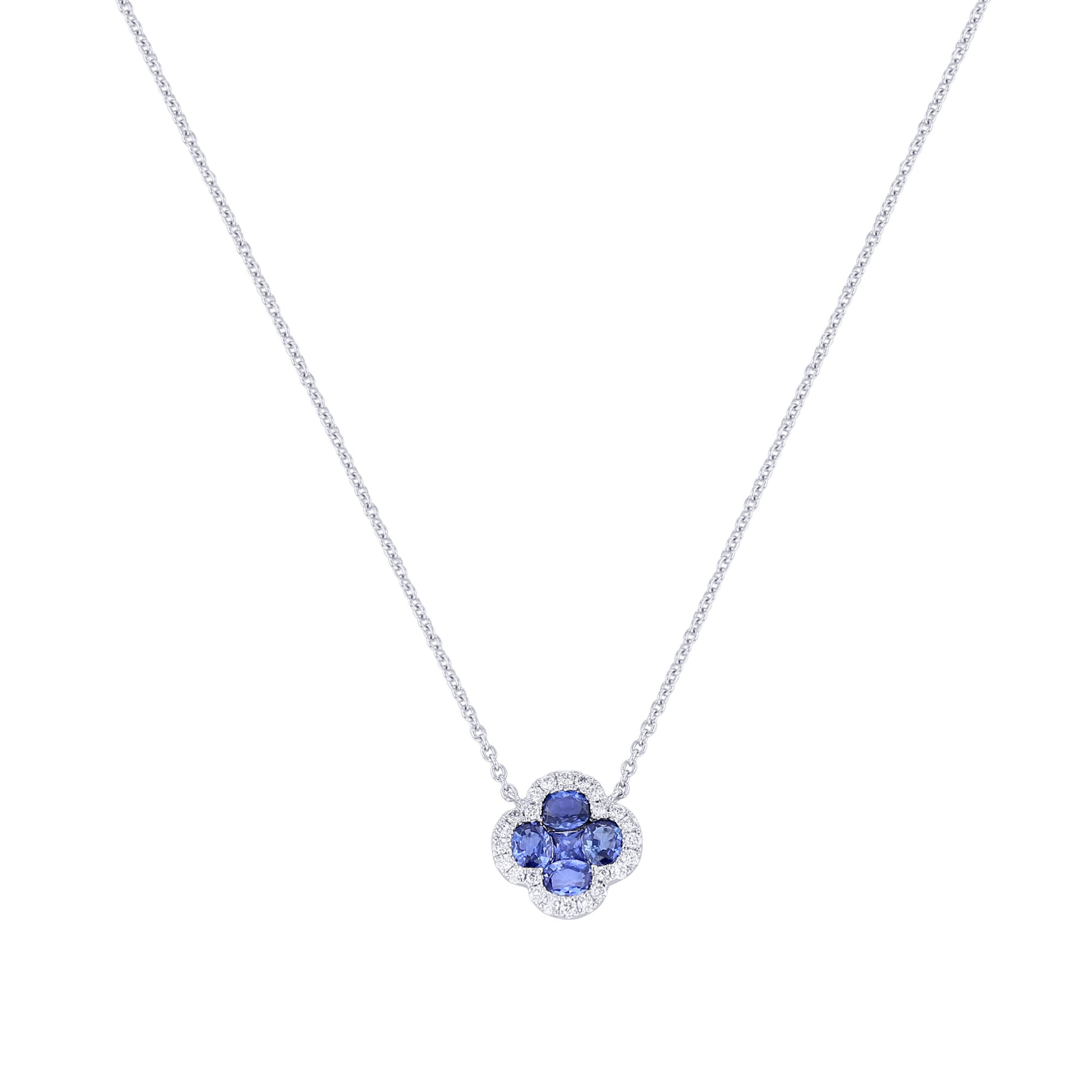 Tullamore Sapphire and Diamond Necklace
