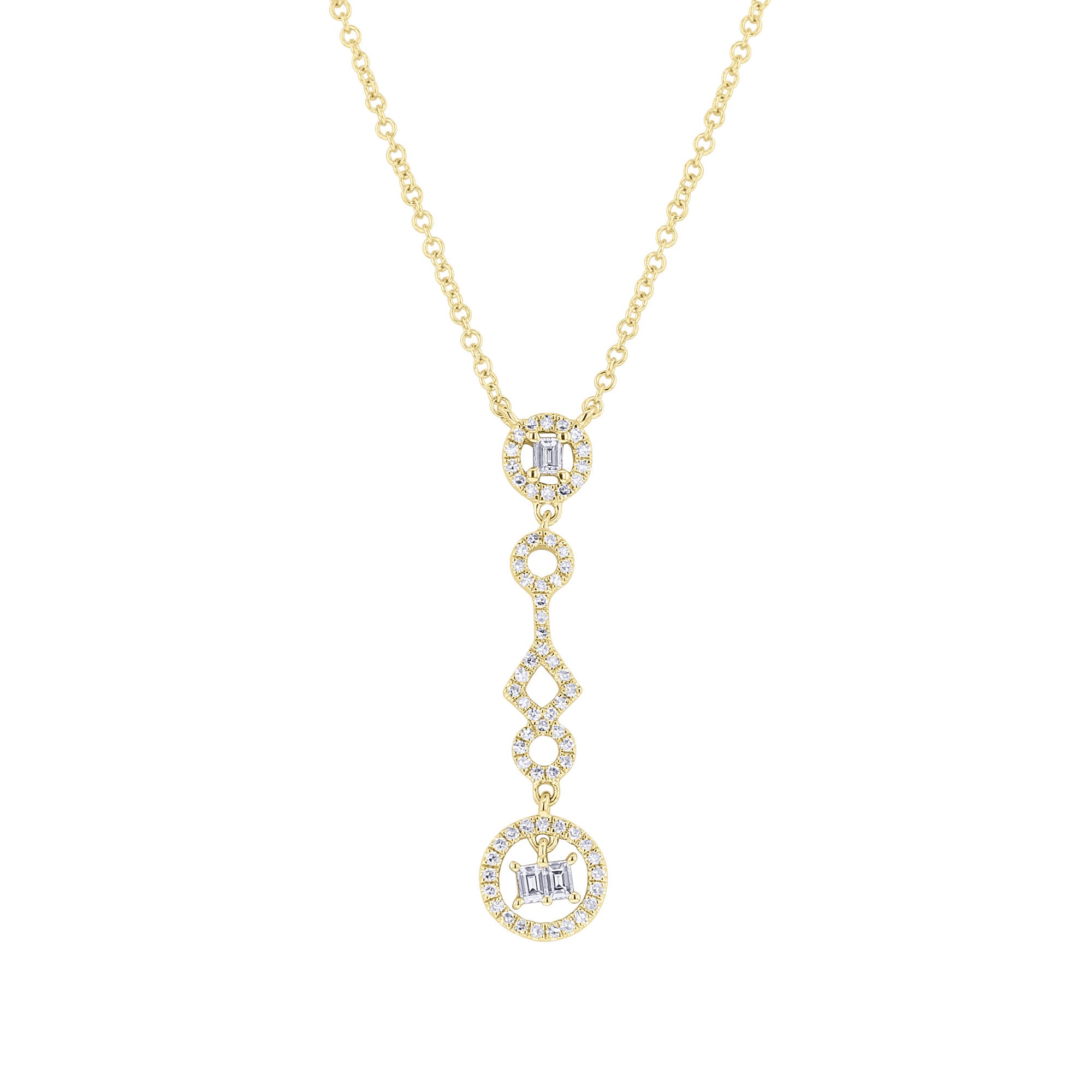 Middleton Diamond Drop Necklace