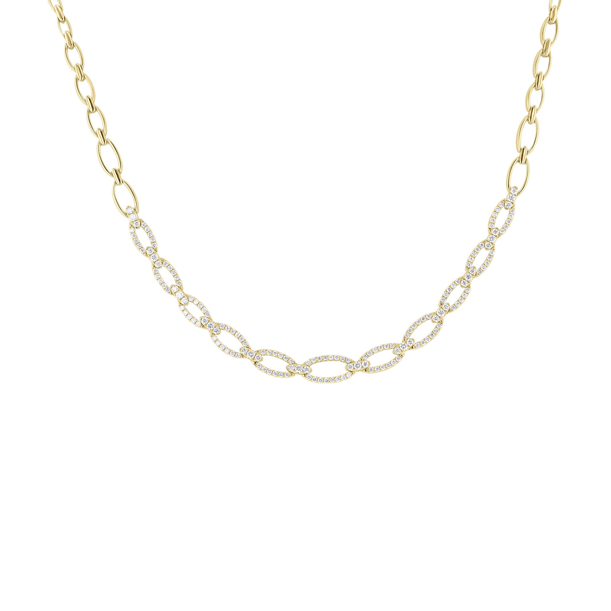 Perfectly Pave Diamond Necklace