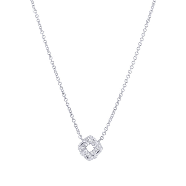 Luxe Diamond Knot Necklace – Steven Singer Jewelers