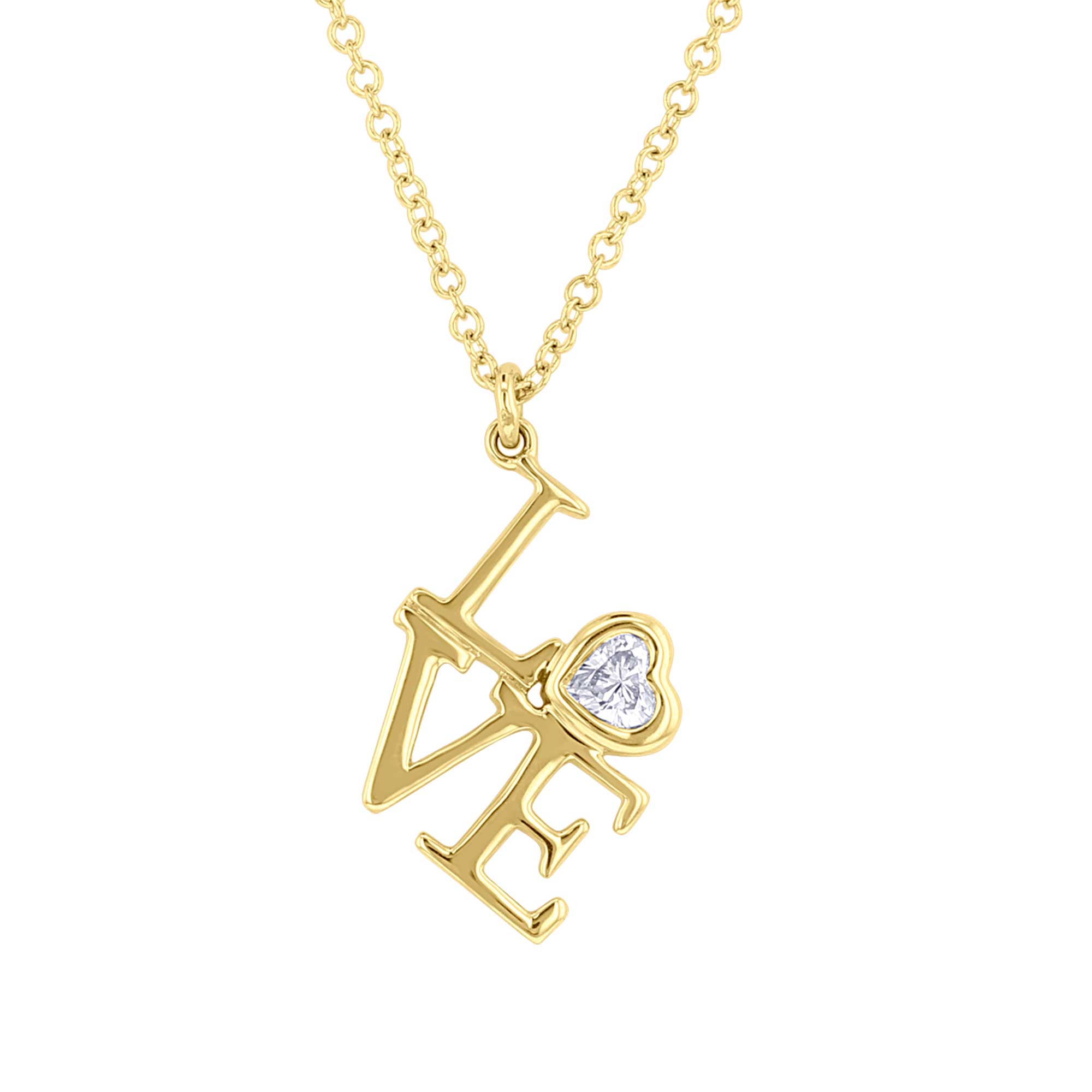 Philly Love Bezel Diamond Necklace – Steven Singer Jewelers