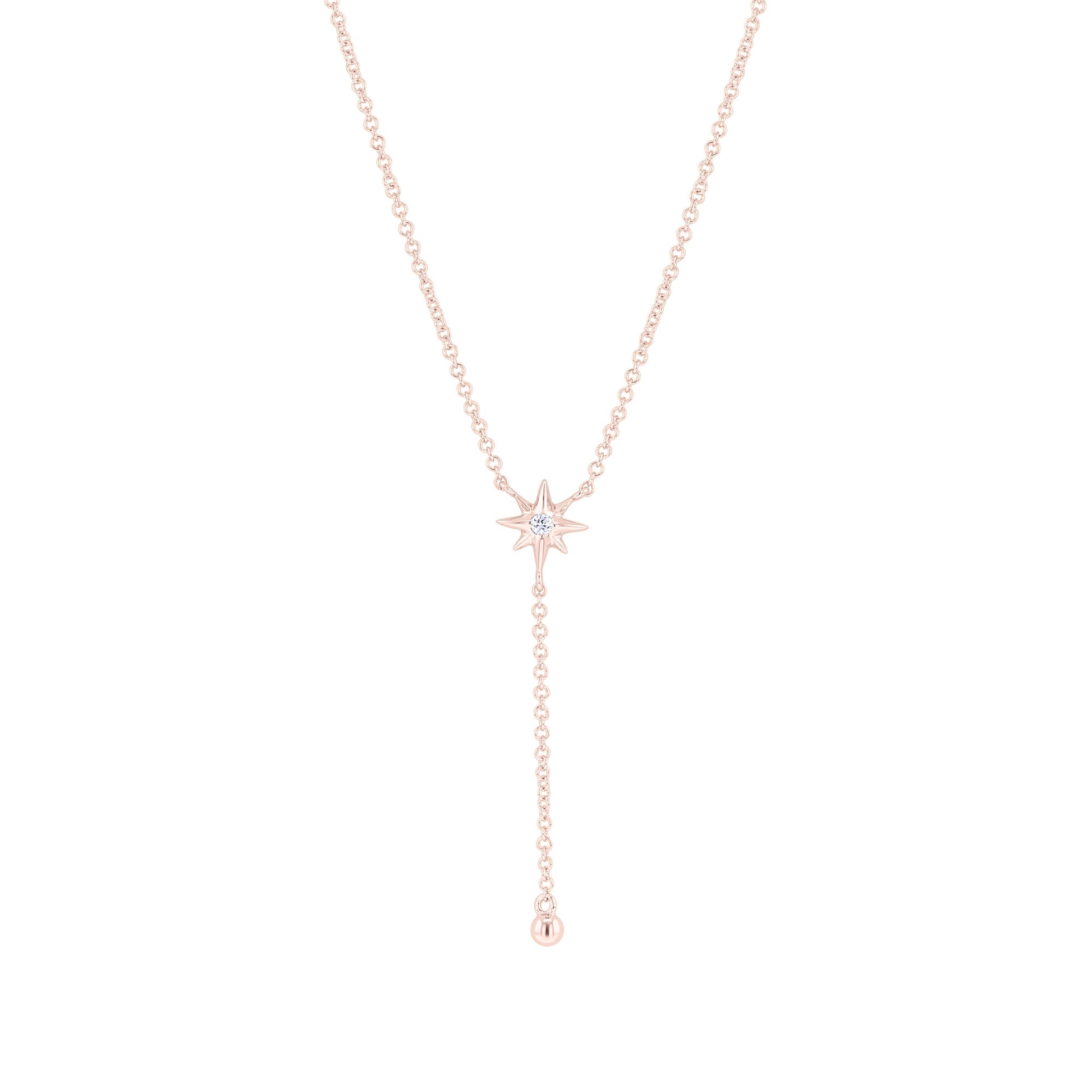 Starlight Drop Diamond Necklace