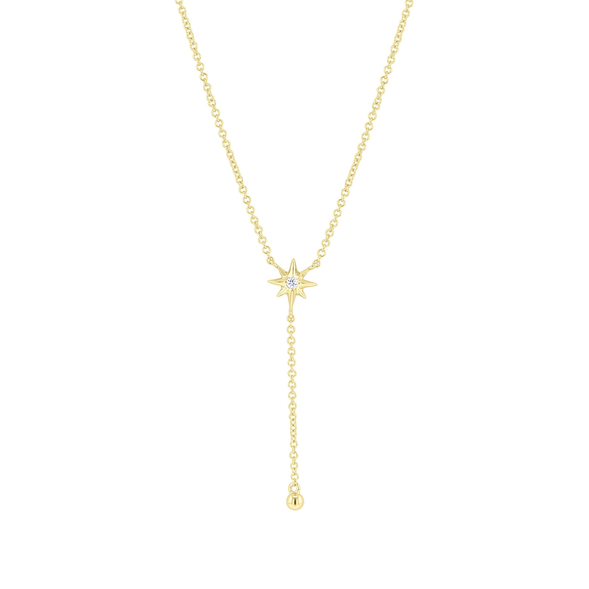Starlight Drop Diamond Necklace