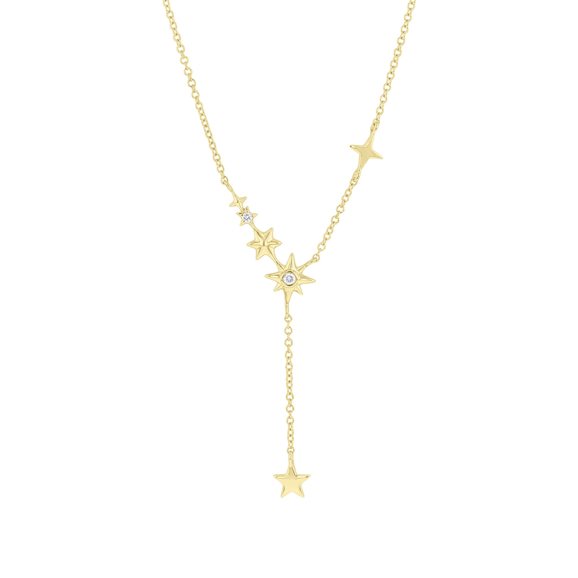 Starlet Diamond Drop Necklace