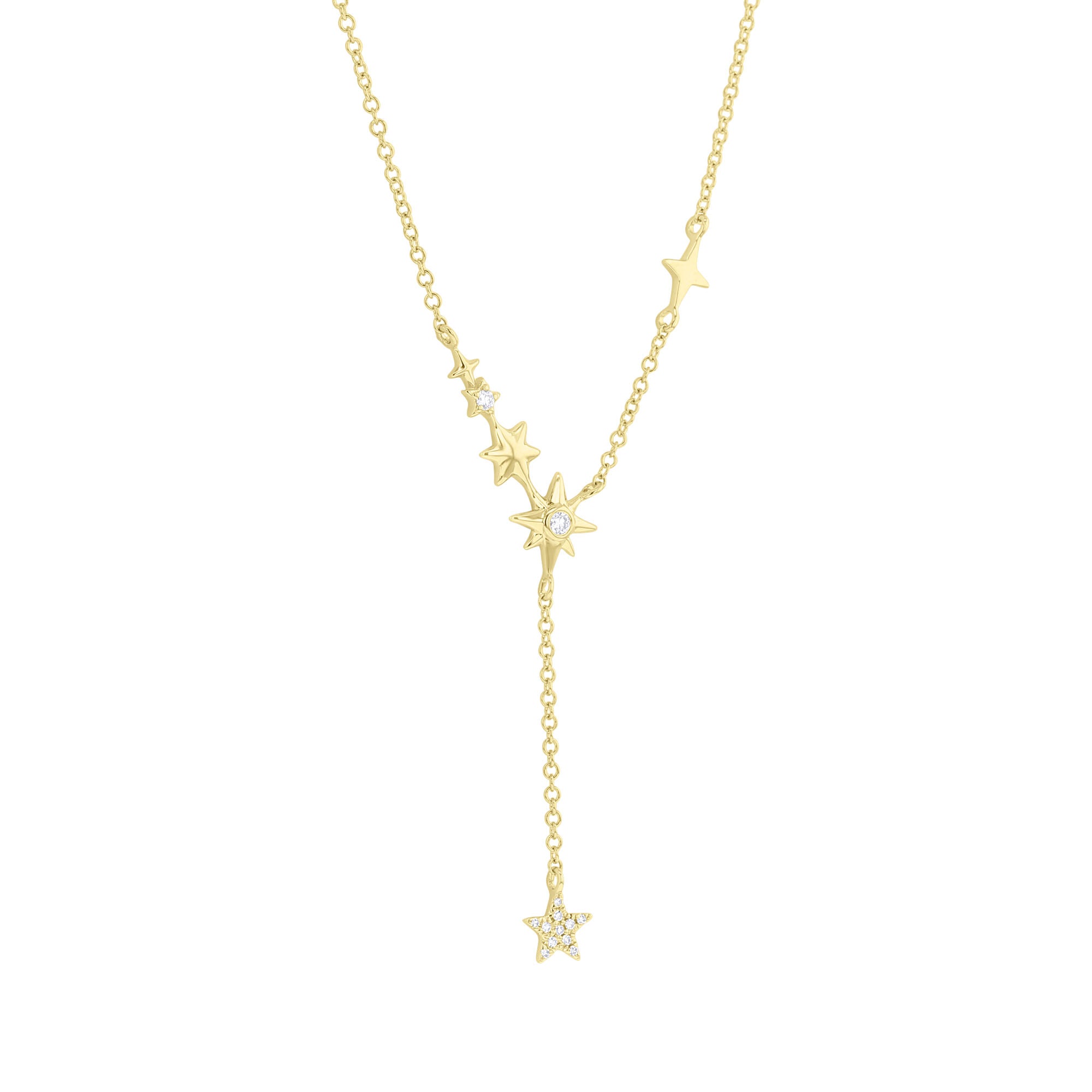 Starlet Diamond Drop Necklace