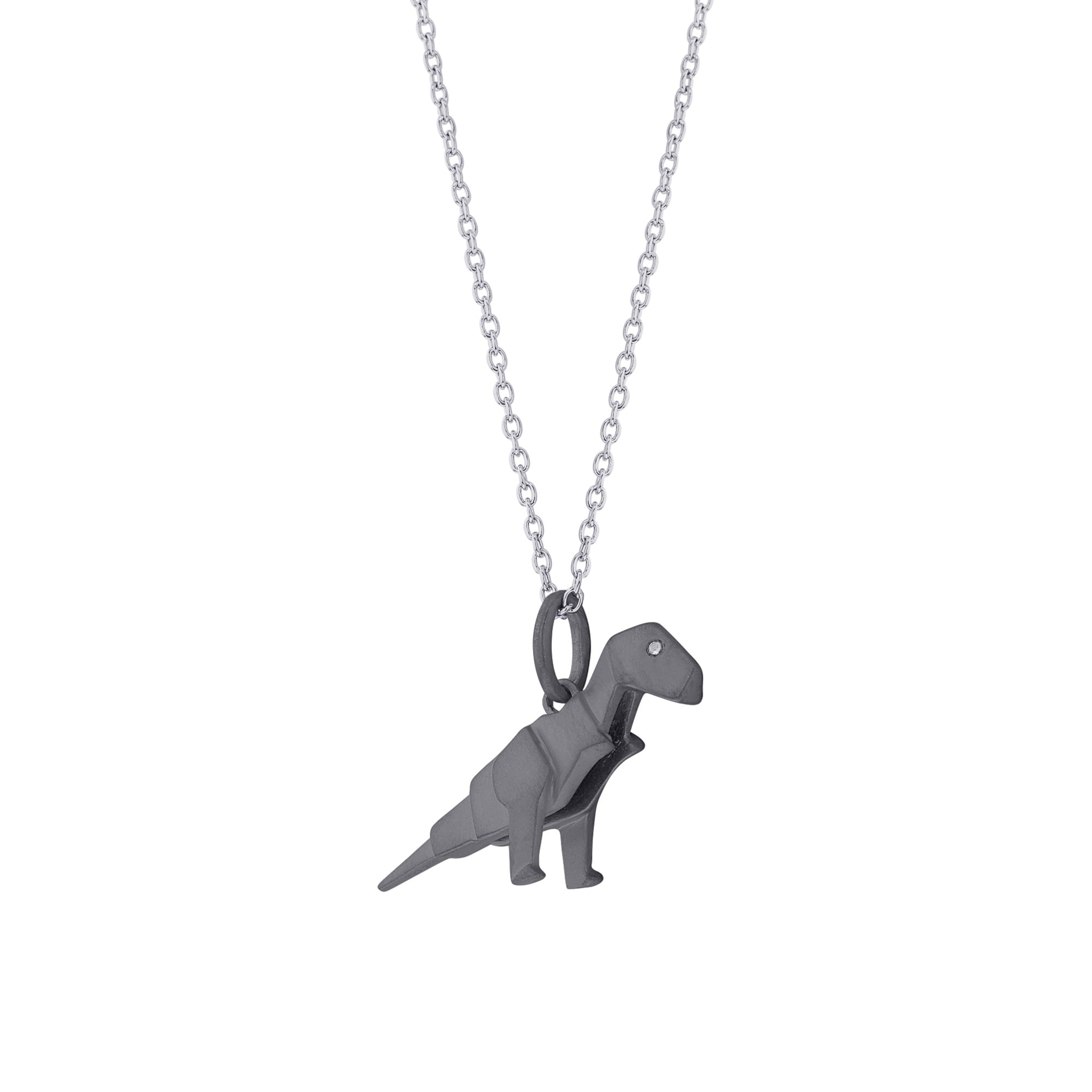 Origami dinosaur necklace 2025