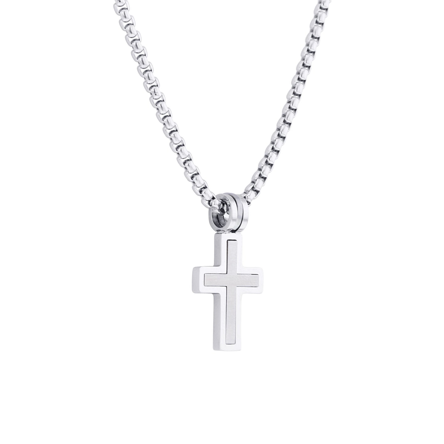 Virtue Stainless Steel Cross Necklace