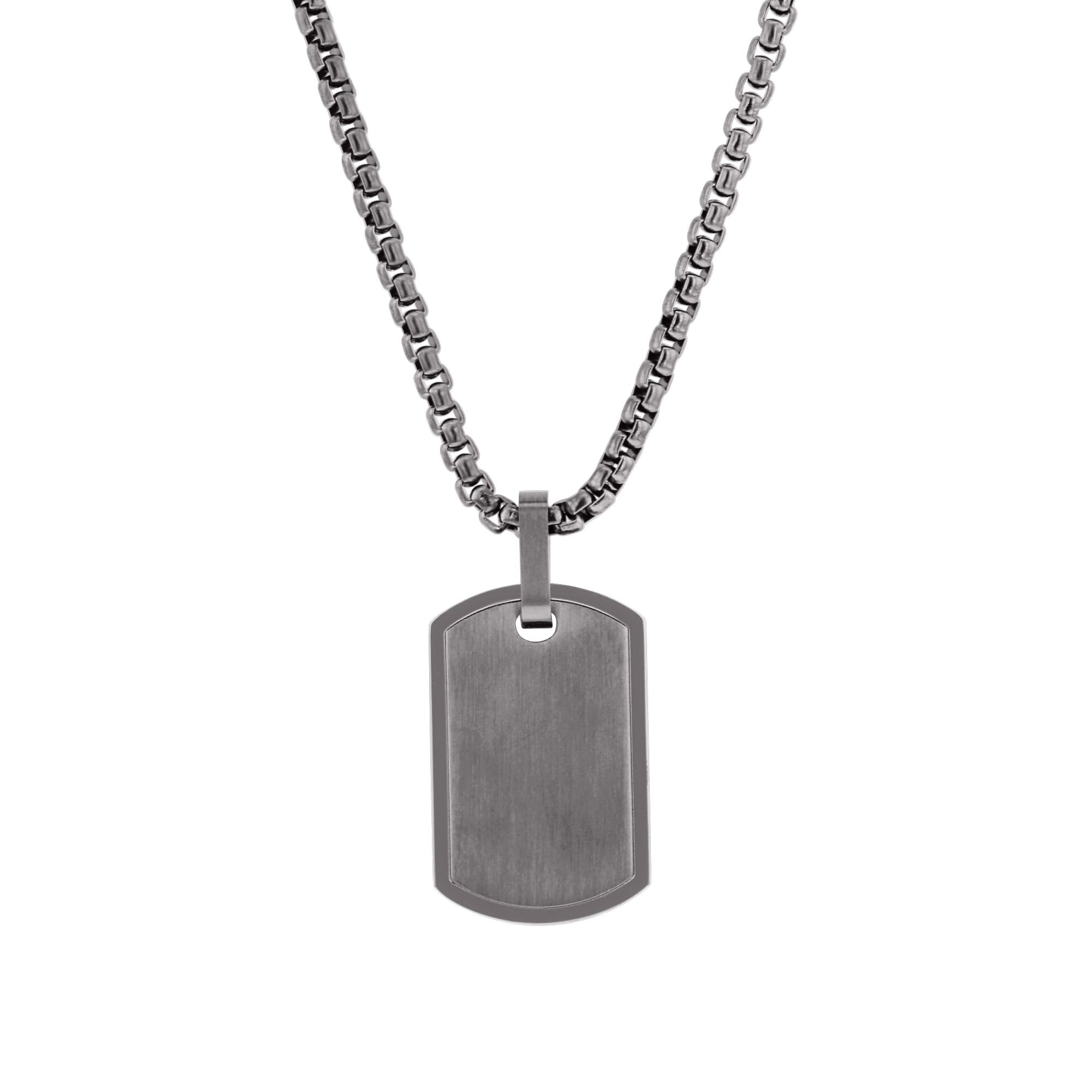 Honor Stainless Steel Dog Tag Necklace – Steven Singer Jewelers