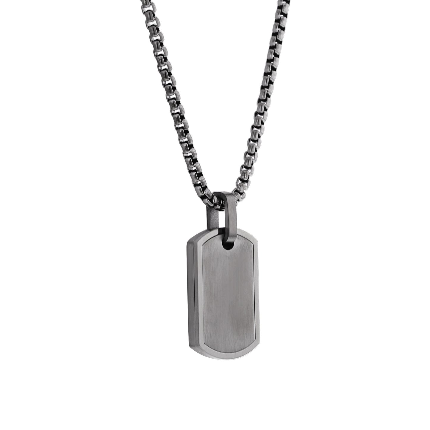 Honor Stainless Steel Dog Tag Necklace