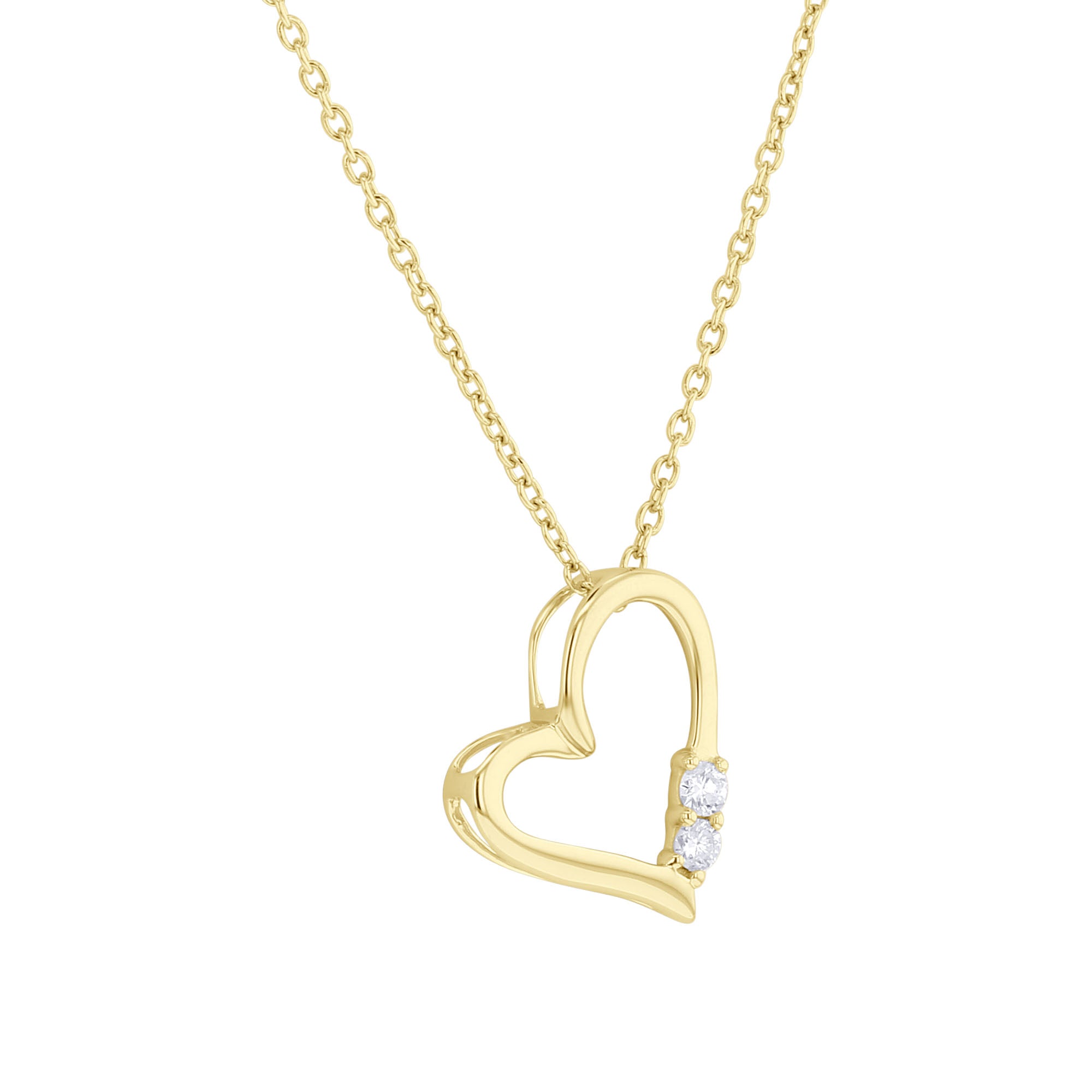 Two of Hearts Diamond Necklace – Steven Singer Jewelers