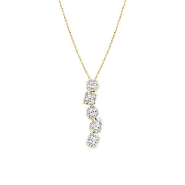 Fancy Cascade Diamond Drop Necklace – Steven Singer Jewelers