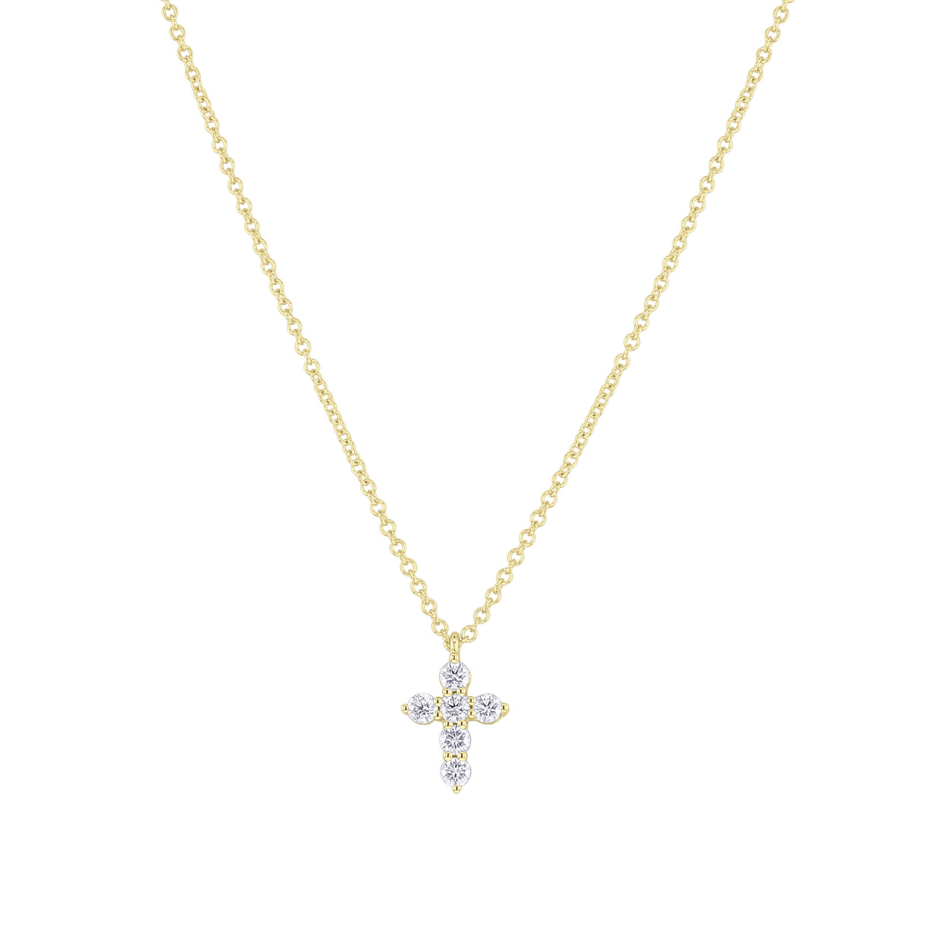 Holy Diamond Cross Necklace 1/4ct
