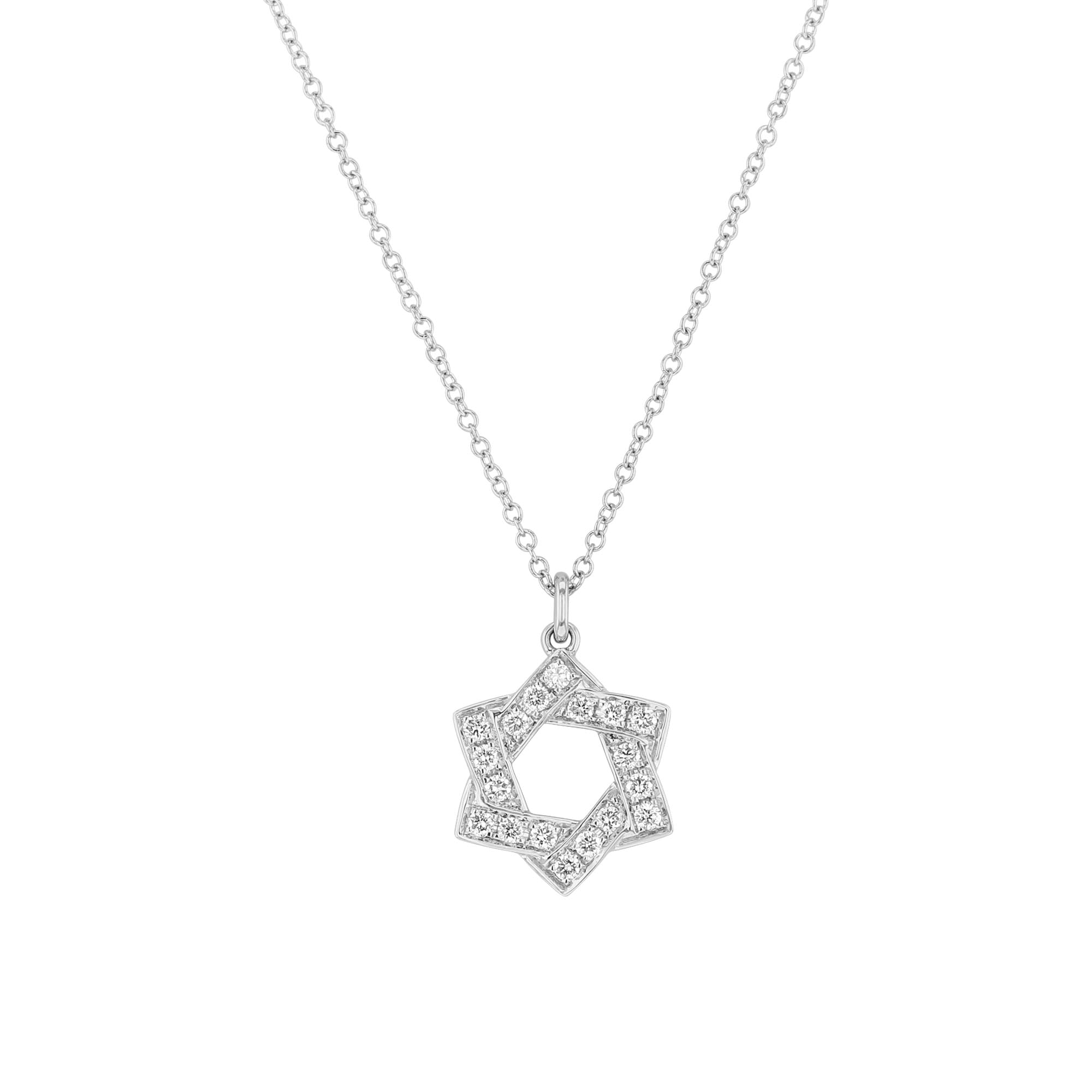 Star of David Diamond Necklace – Steven Singer Jewelers
