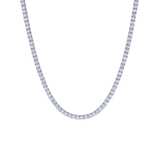 Divinely Classic Diamond Tennis Necklace 11ct