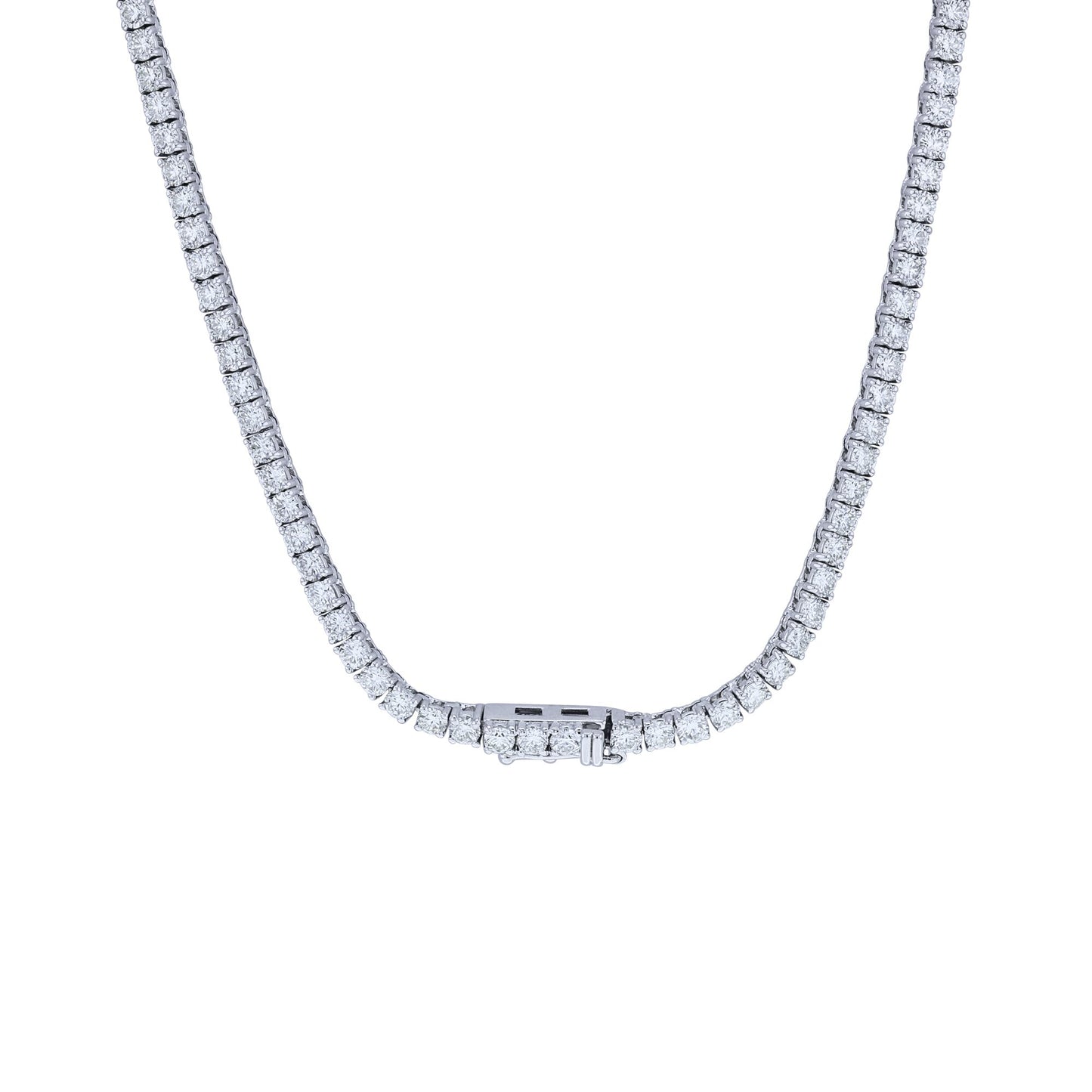 Divinely Classic Diamond Tennis Necklace 11ct