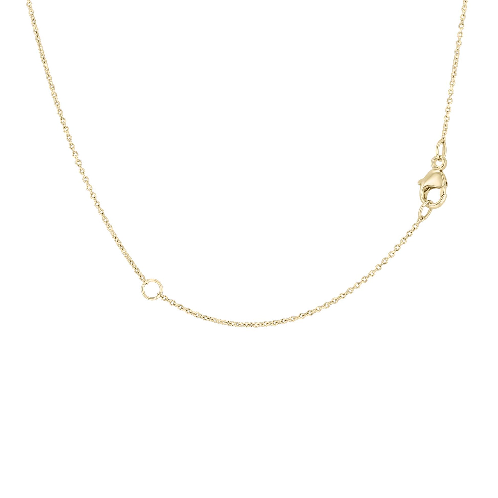 Iris Three Stone Diamond Necklace- 1/6ct
