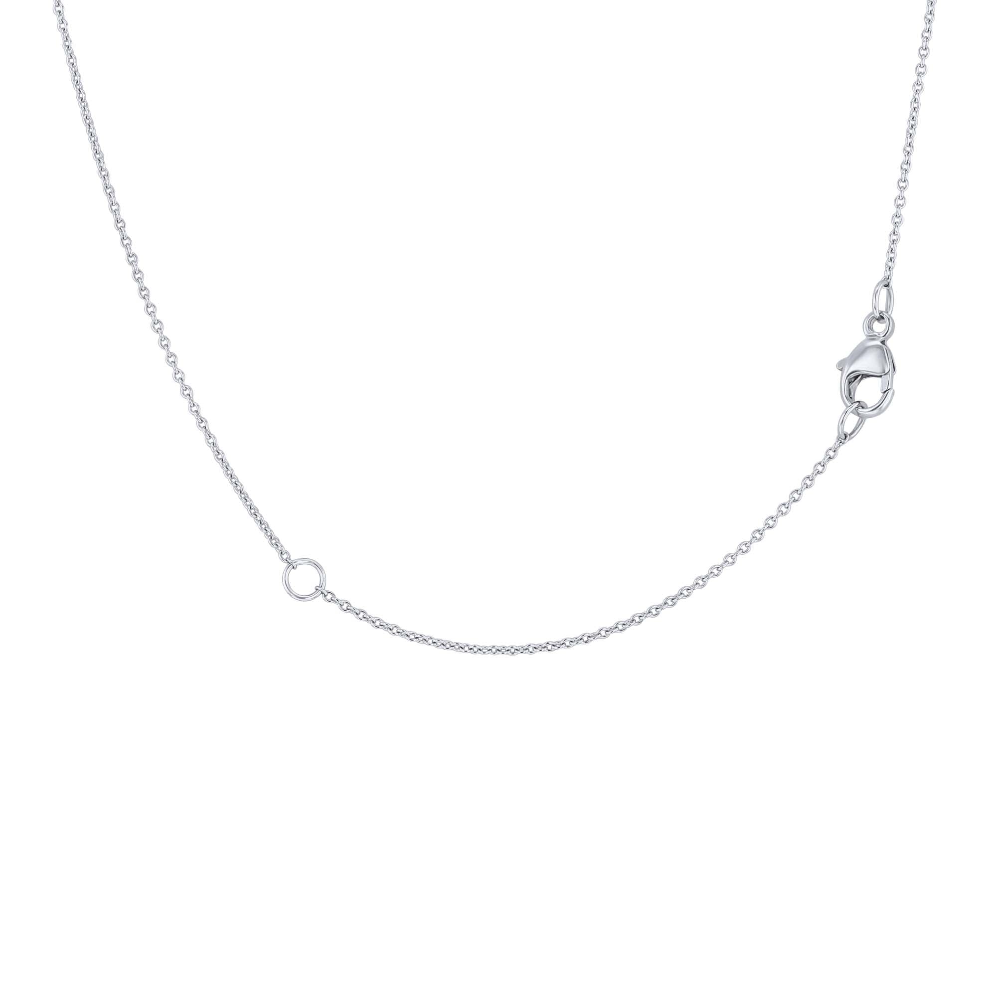 Iris Three Stone Diamond Necklace- 1/6ct