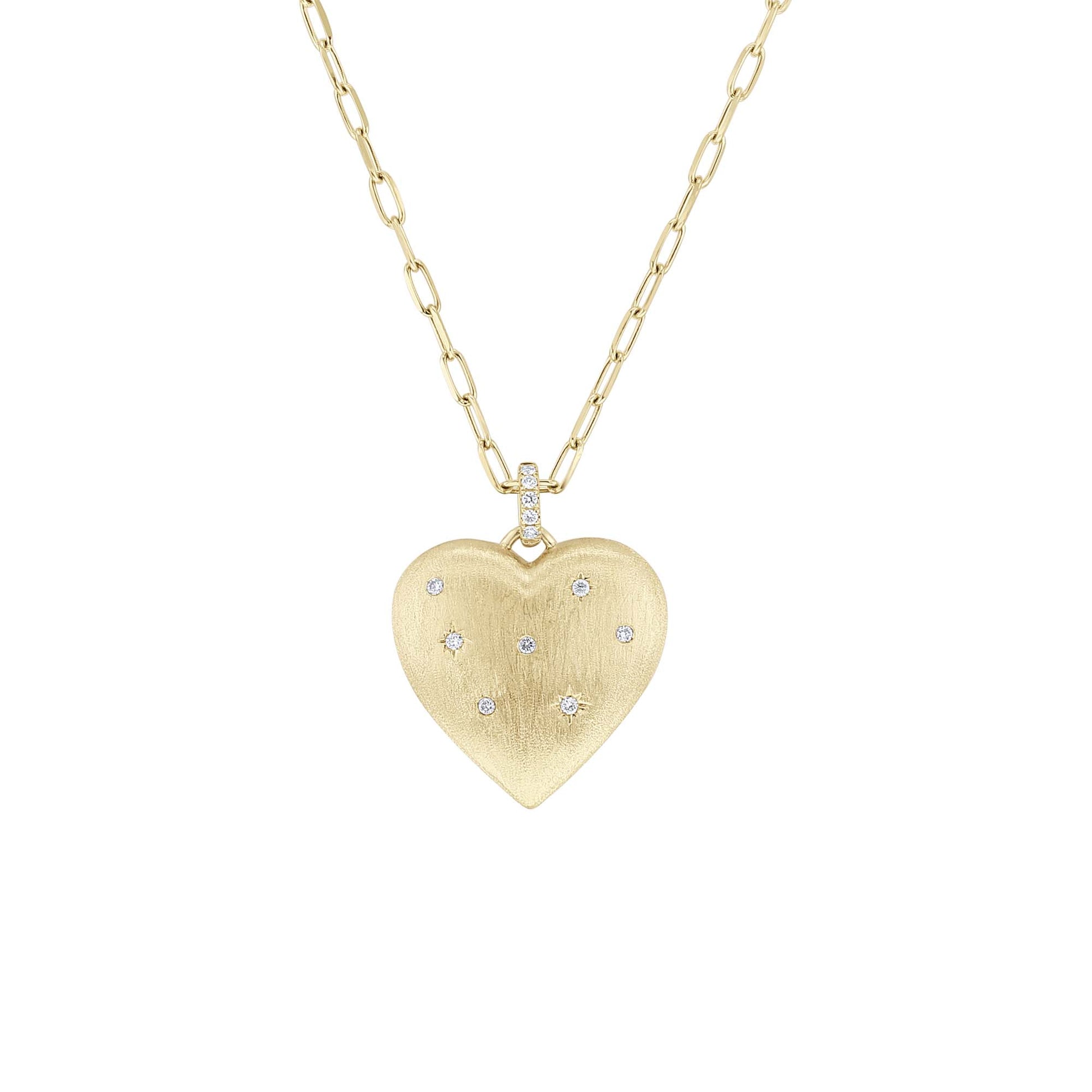 Odette Heart Diamond Necklace