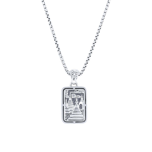 Silver Bodhi Necklace