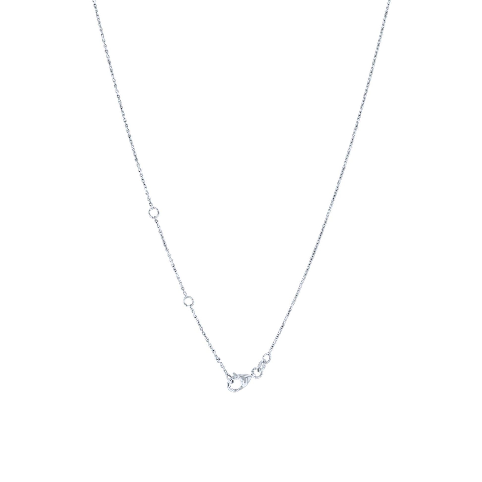 Classic Bezel Station Diamond Necklace 1/4ct
