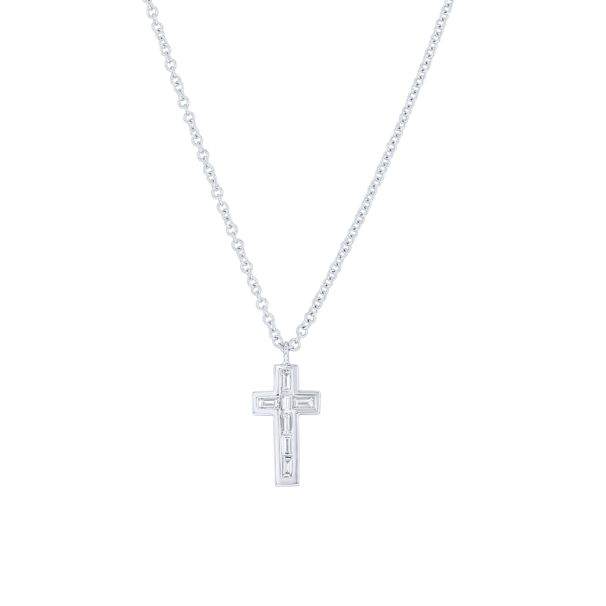 Angelina Diamond Cross Necklace – Steven Singer Jewelers