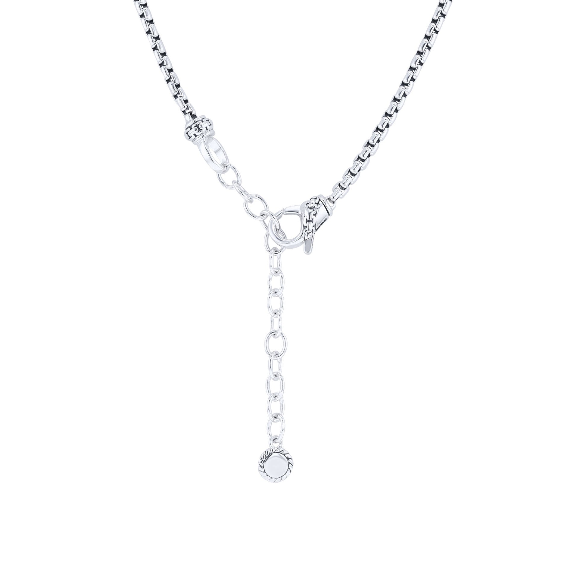 Silver Meera White Topaz & Diamond Necklace