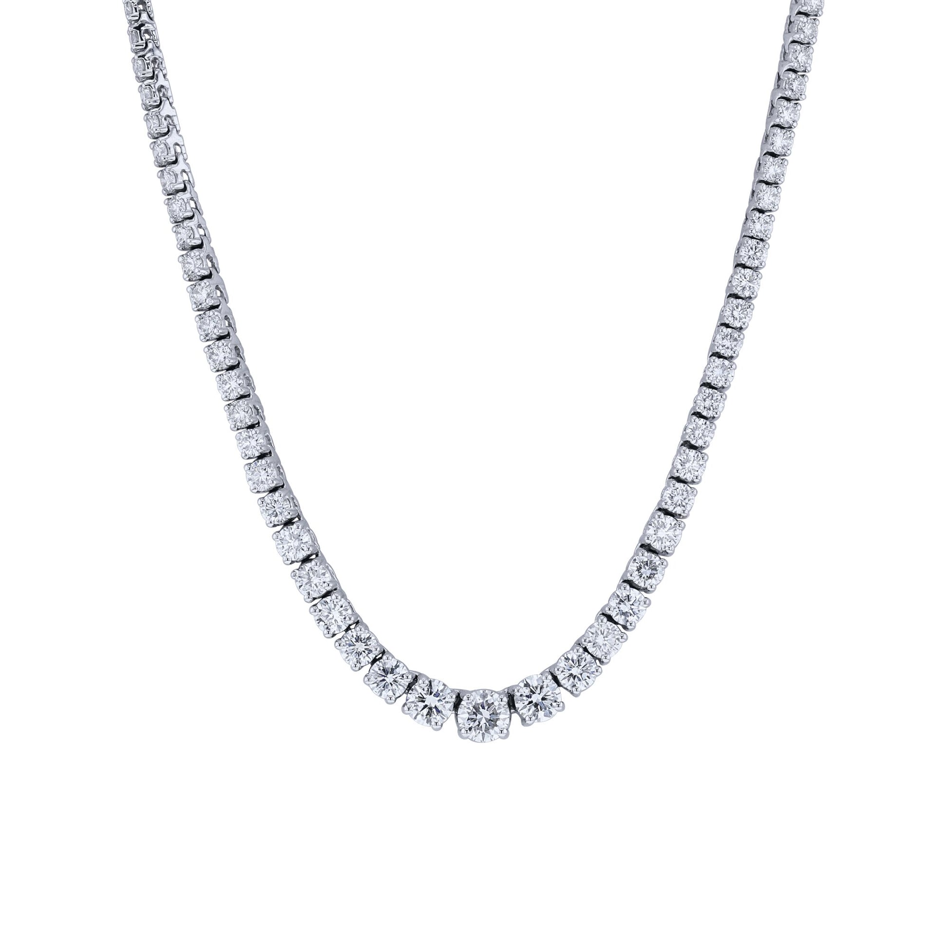 Grande Dame Diamond Tennis Necklace 10ct