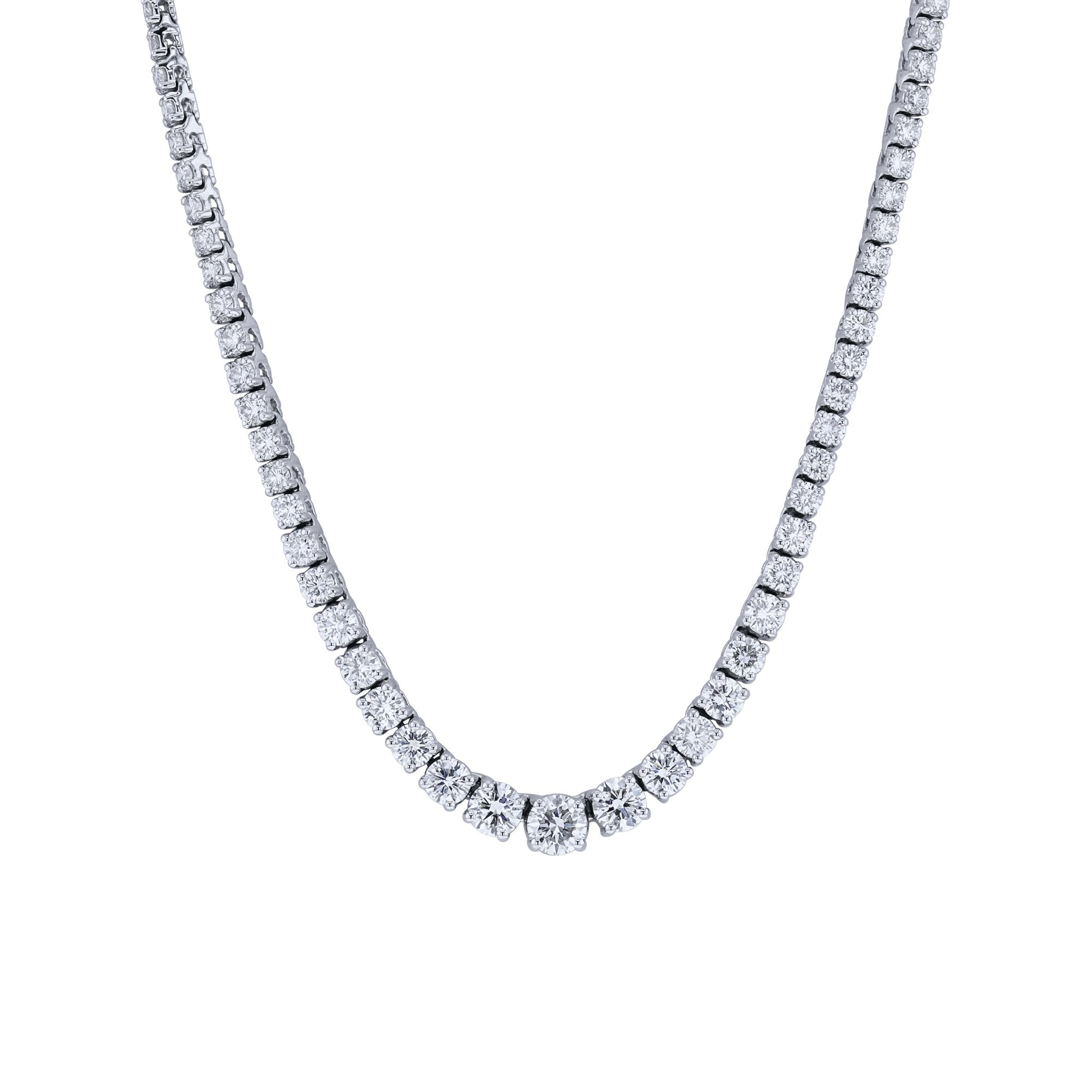 Grande Dame Diamond Tennis Necklace 10ct
