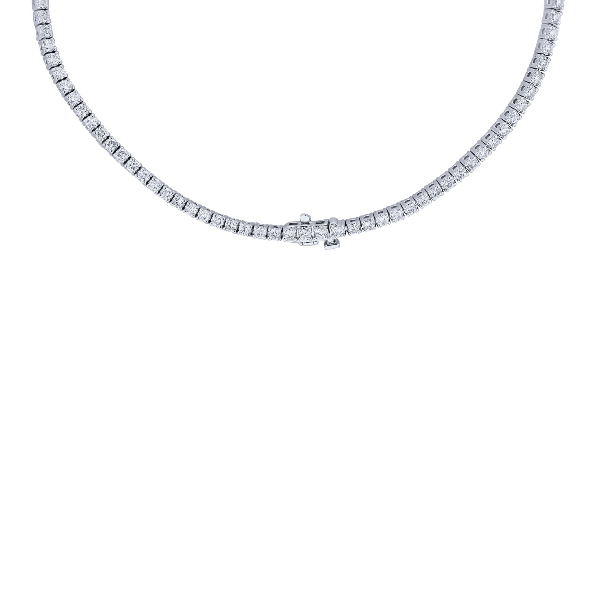 Grande Dame Diamond Tennis Necklace 10ct