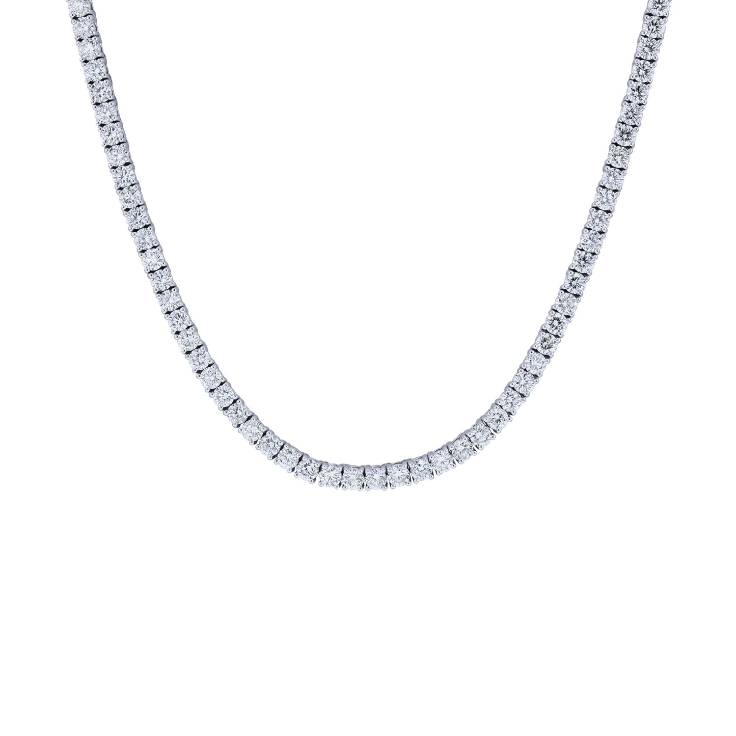 Divinely Classic Diamond Tennis Necklace 13ct