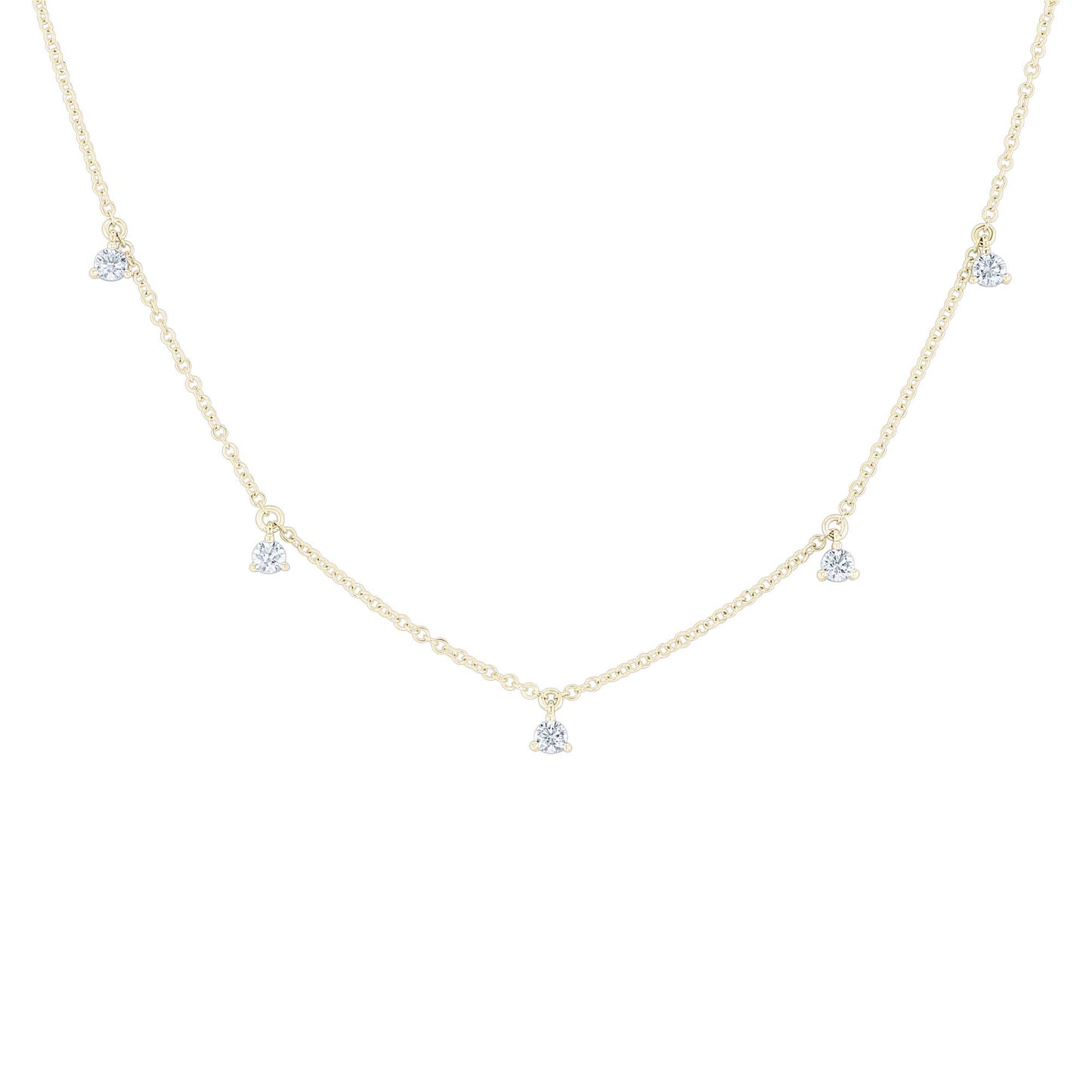 Asterism Station Diamond Necklace
