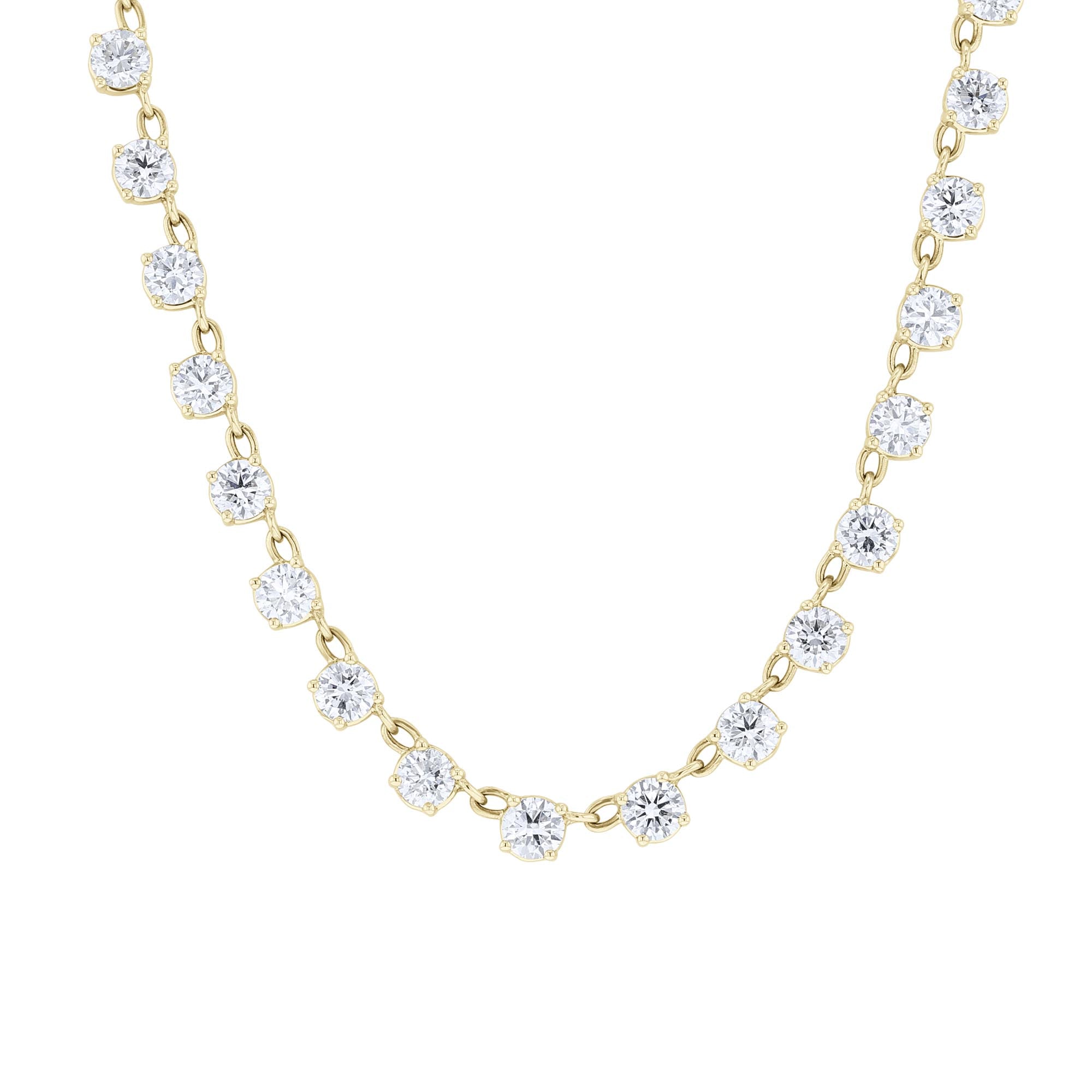 Andrina Chain Link Tennis Necklace- 20 1/6ct