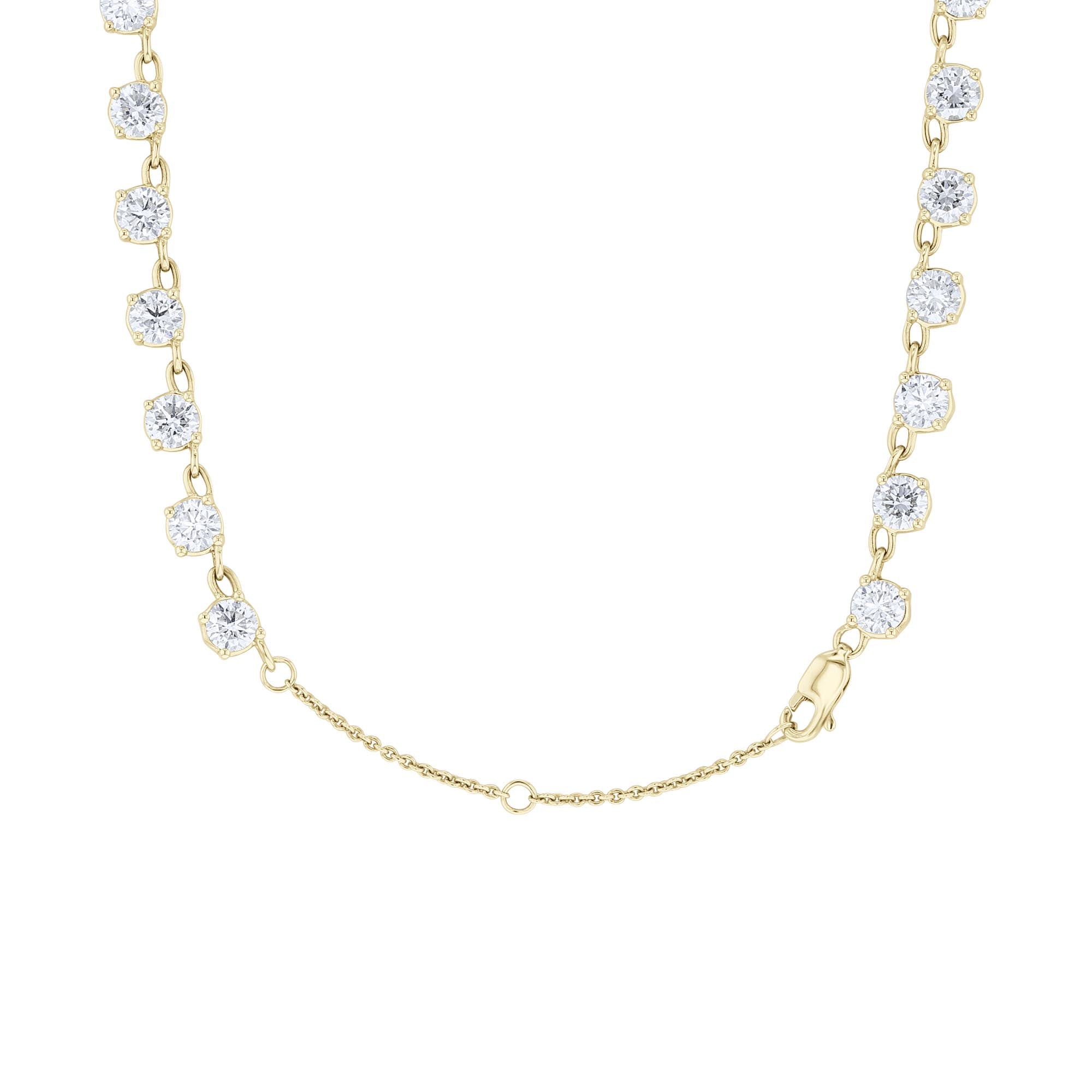 Andrina Chain Link Tennis Necklace- 20 1/6ct